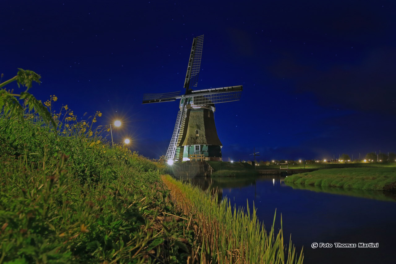 The Netherlands at night...