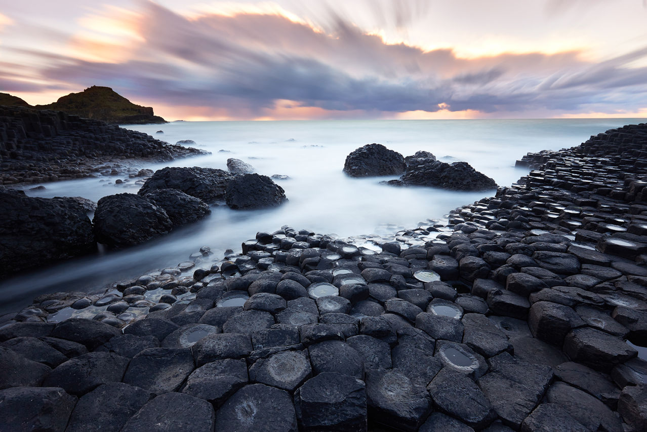 Storm over Giant's Causeway...