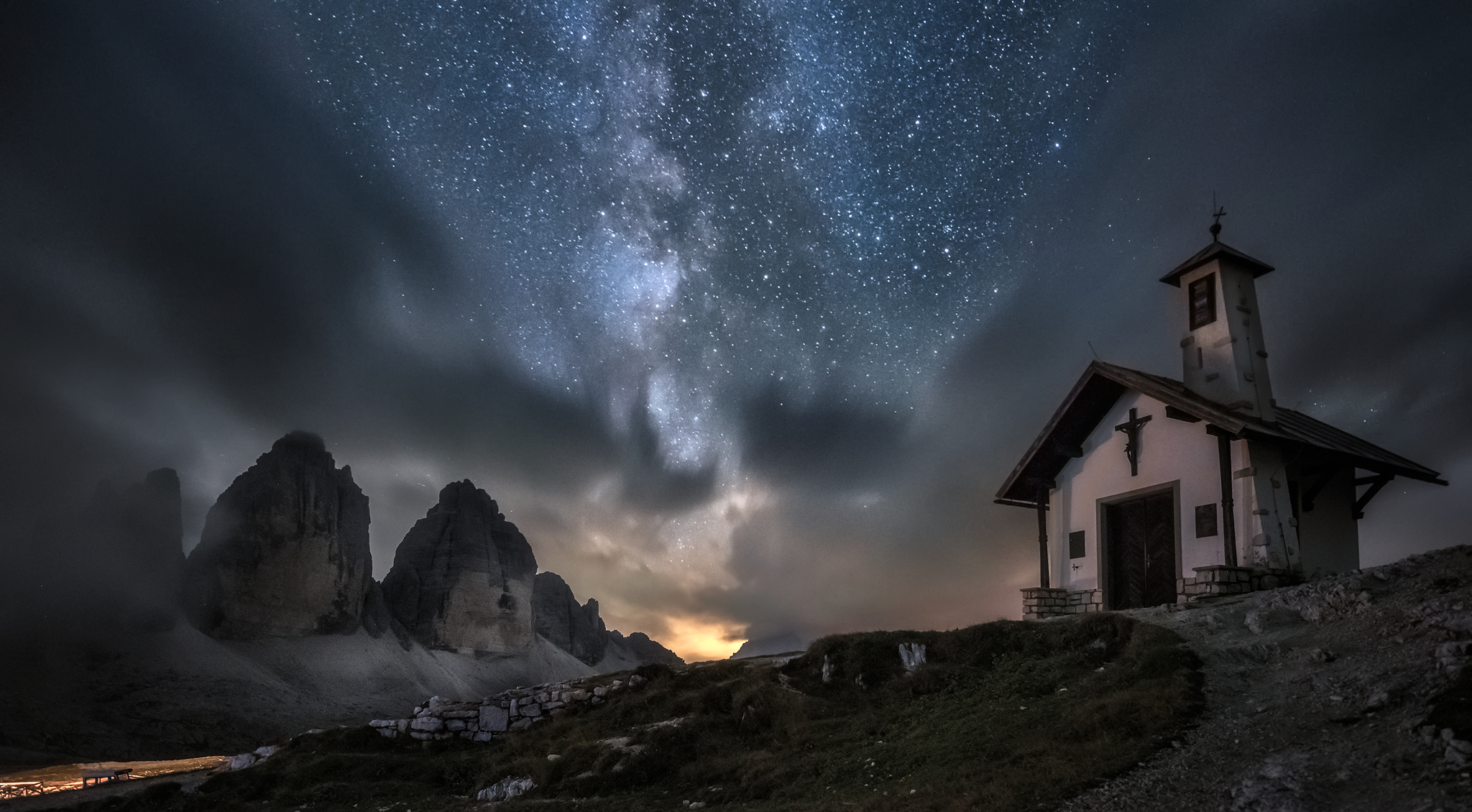 Dolomites Queen By Night...