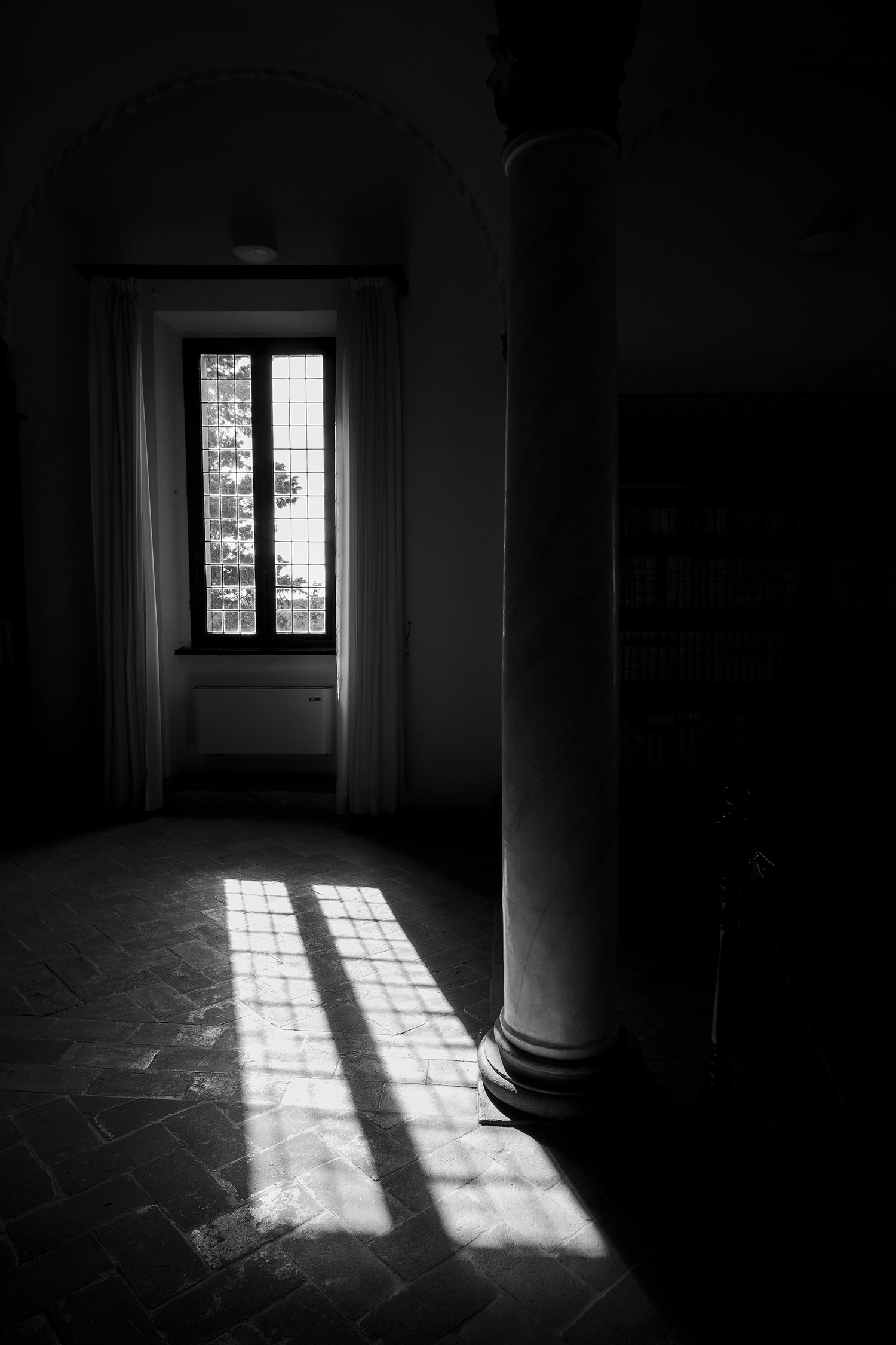 Internal view of Monte Oliveto Abbey (yes)...