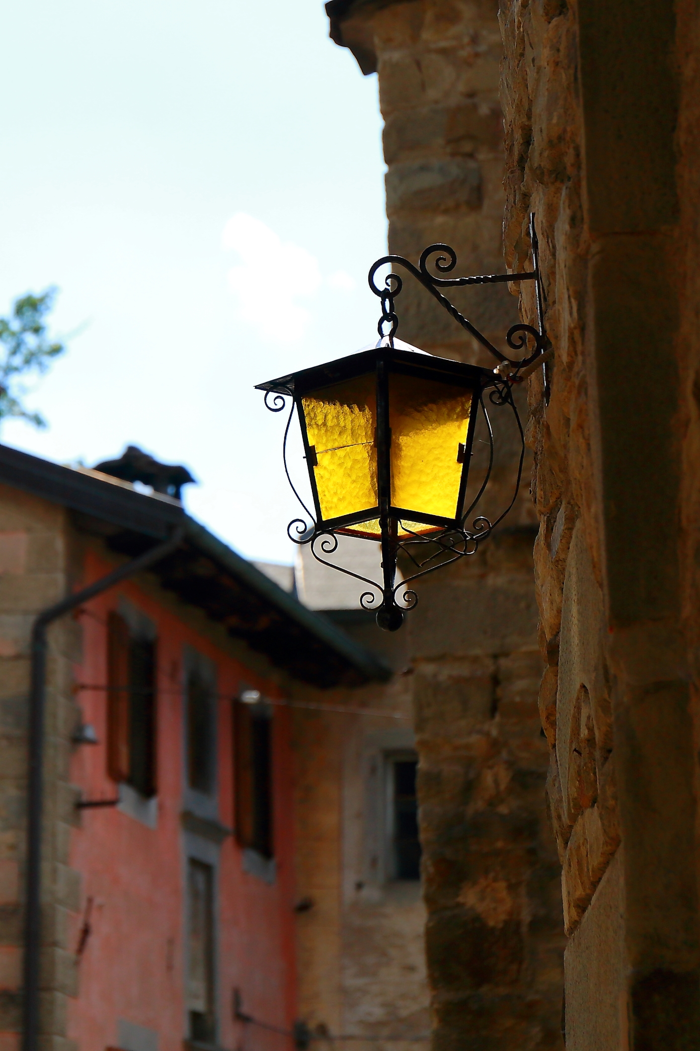 A street lamp of Riolunato ......