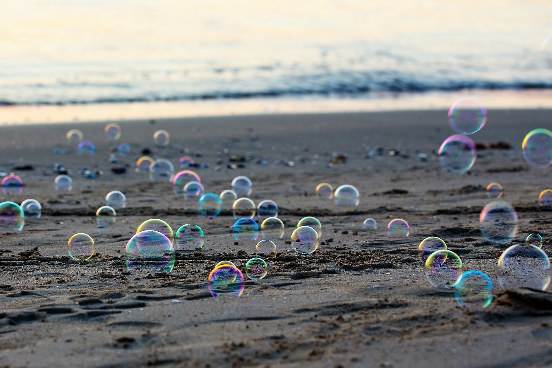 Beached bubbles !!...
