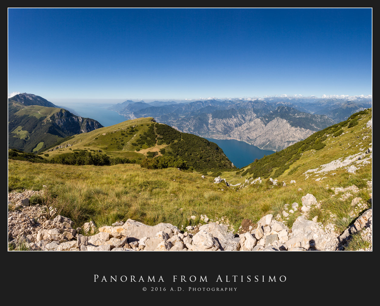 Panorama from Altissimo...