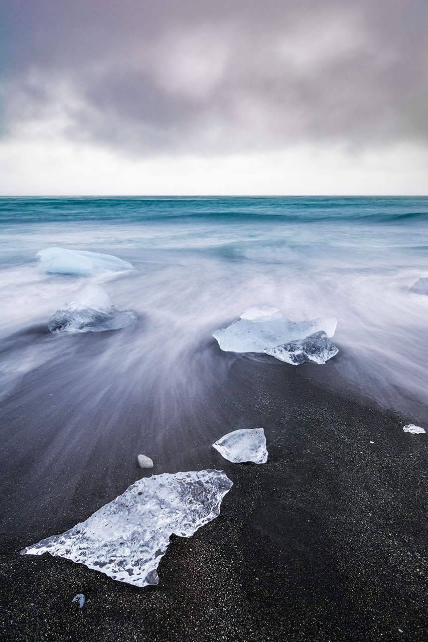 Diamond Beach - Jokulsarlon Lagoon (Iceland)...