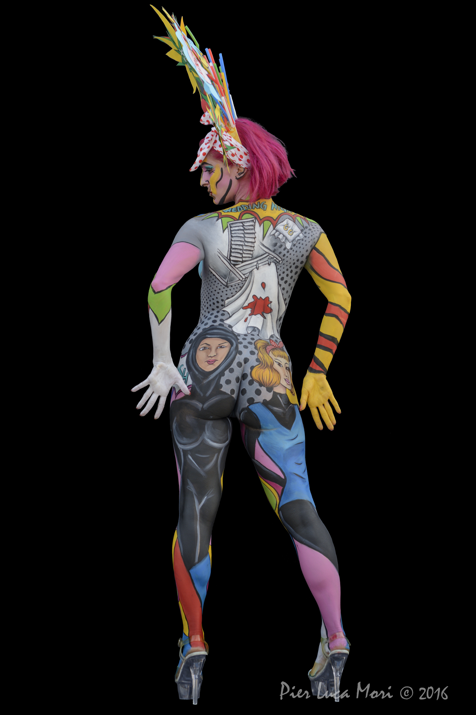 Body Paint in Lido di Camaiore...