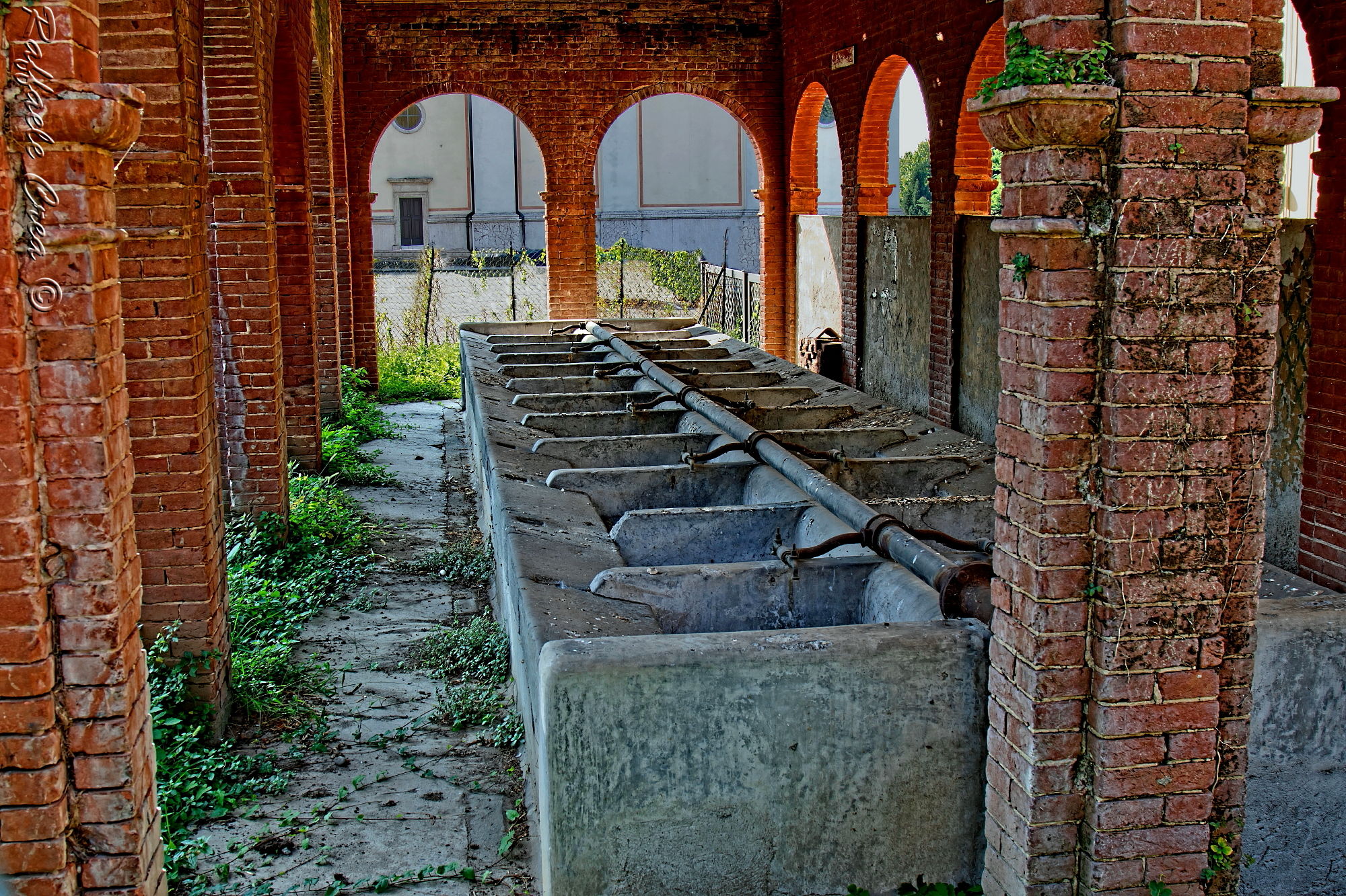 Crespi d'Adda : Il lavatoio...