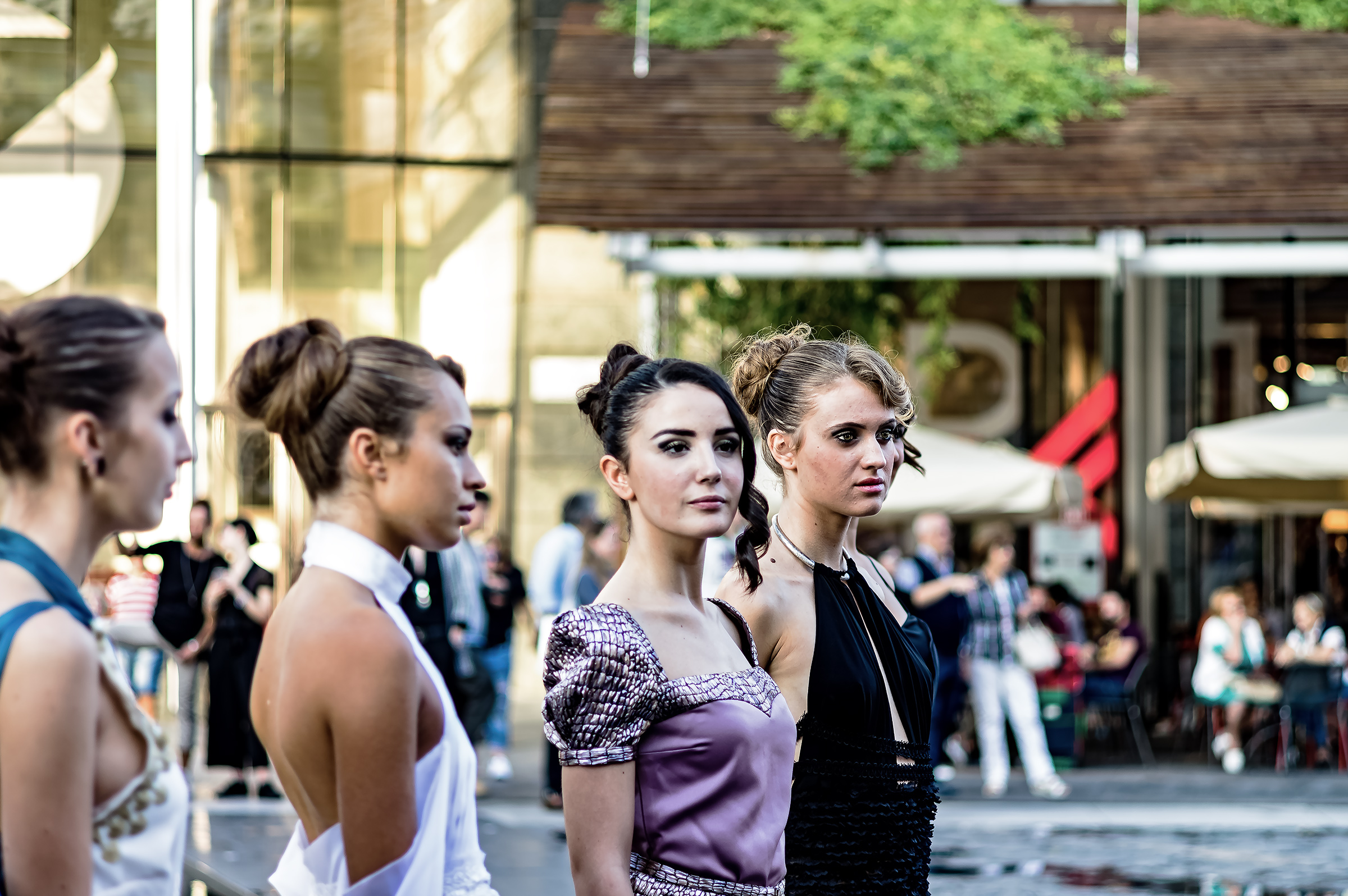 Fashion show in Piazza Gae Aulenti, # 1...