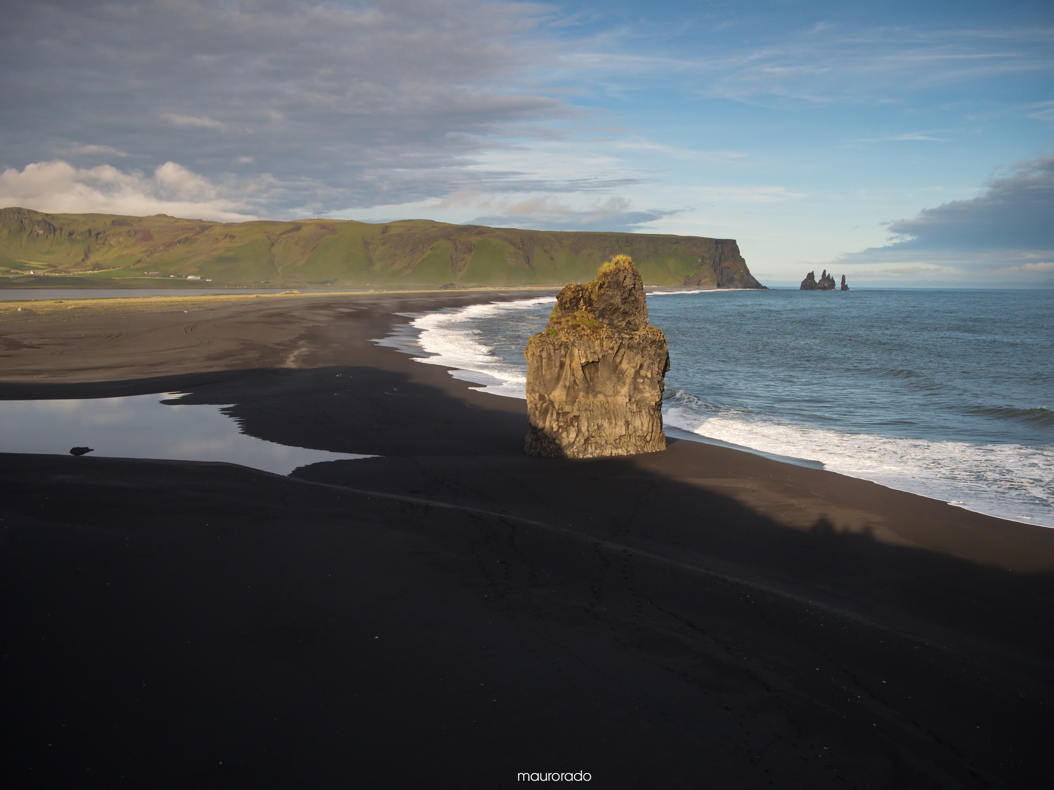 Vik black beach...