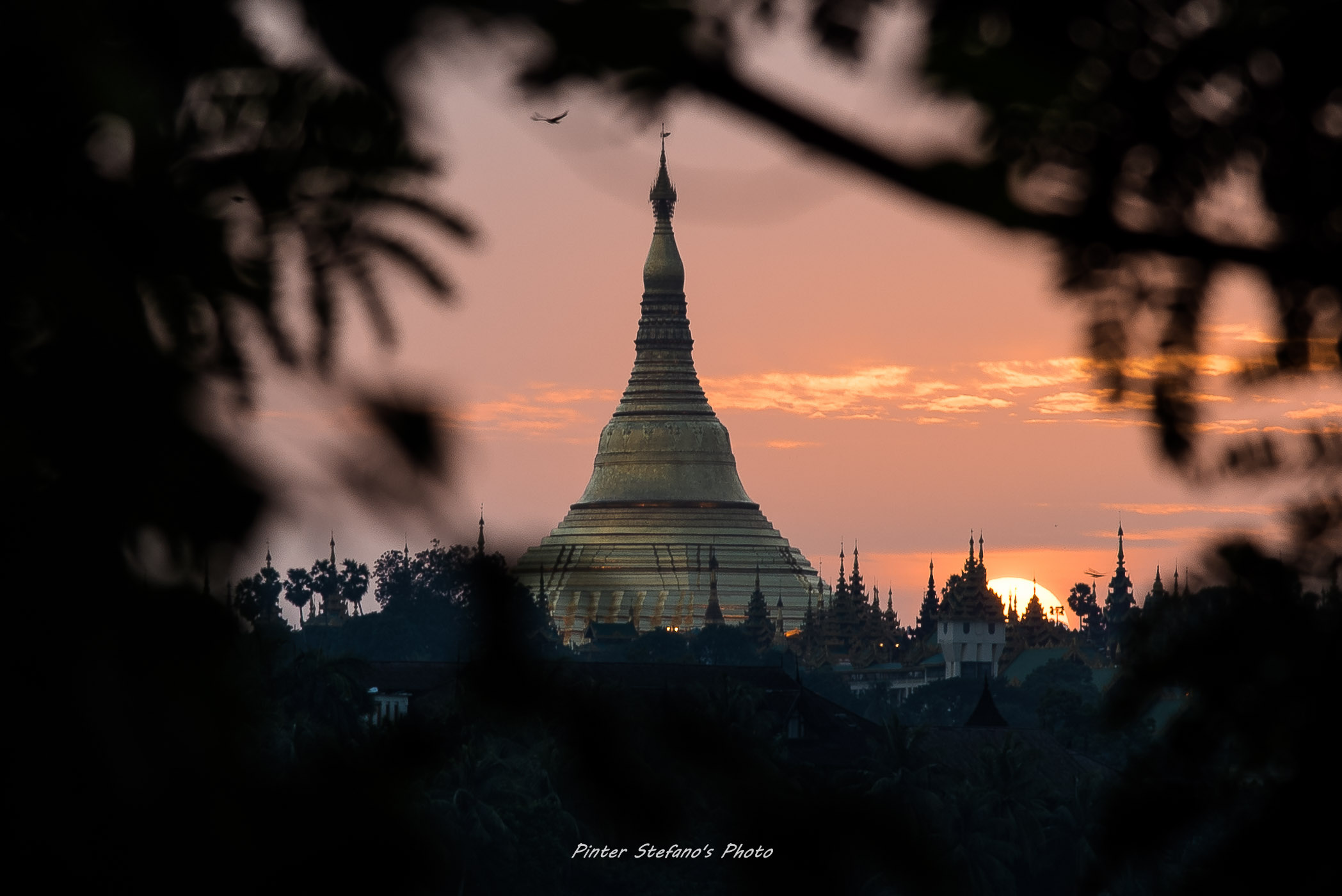 A sunset in Yangon...