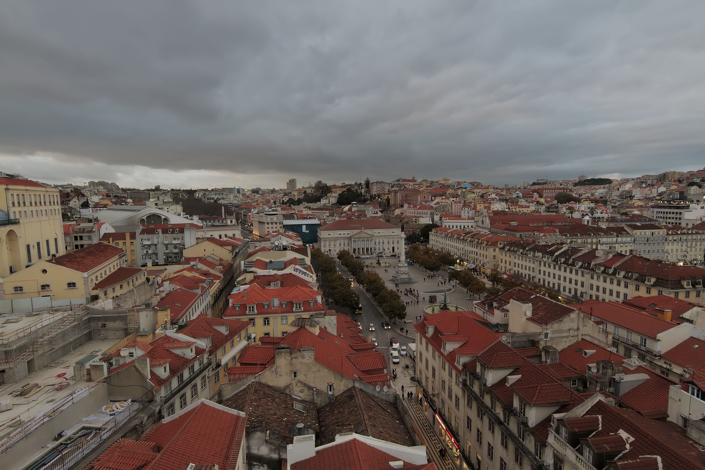 Lisbon view dall'Elevador St. Just...