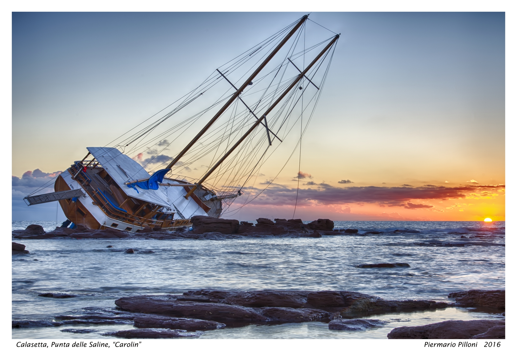 Calasetta, shipwreck "Carolin"...