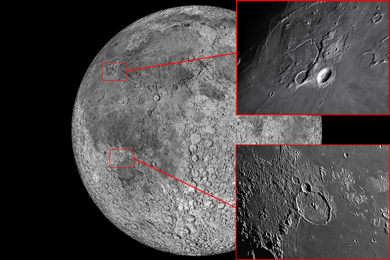 Luna: Vallis Schroteris e Cratere Gassendi...