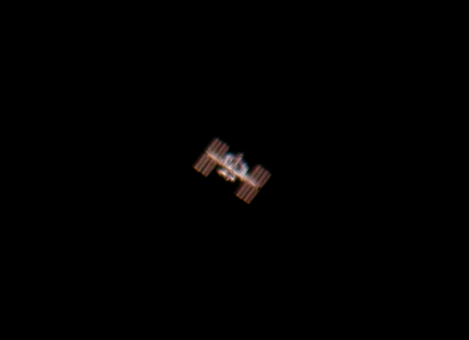 The International Space Station...