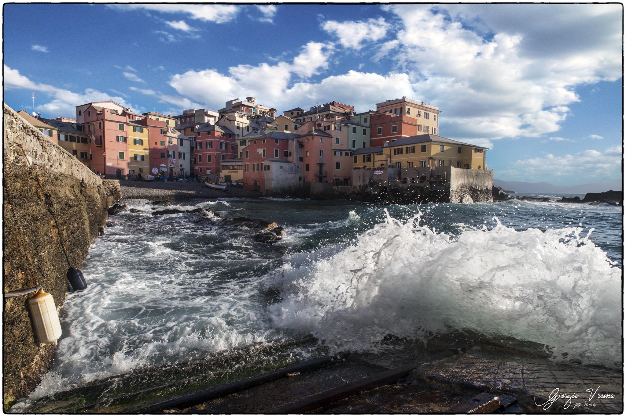 Boccadasse, l'attimo prima del bagno.......