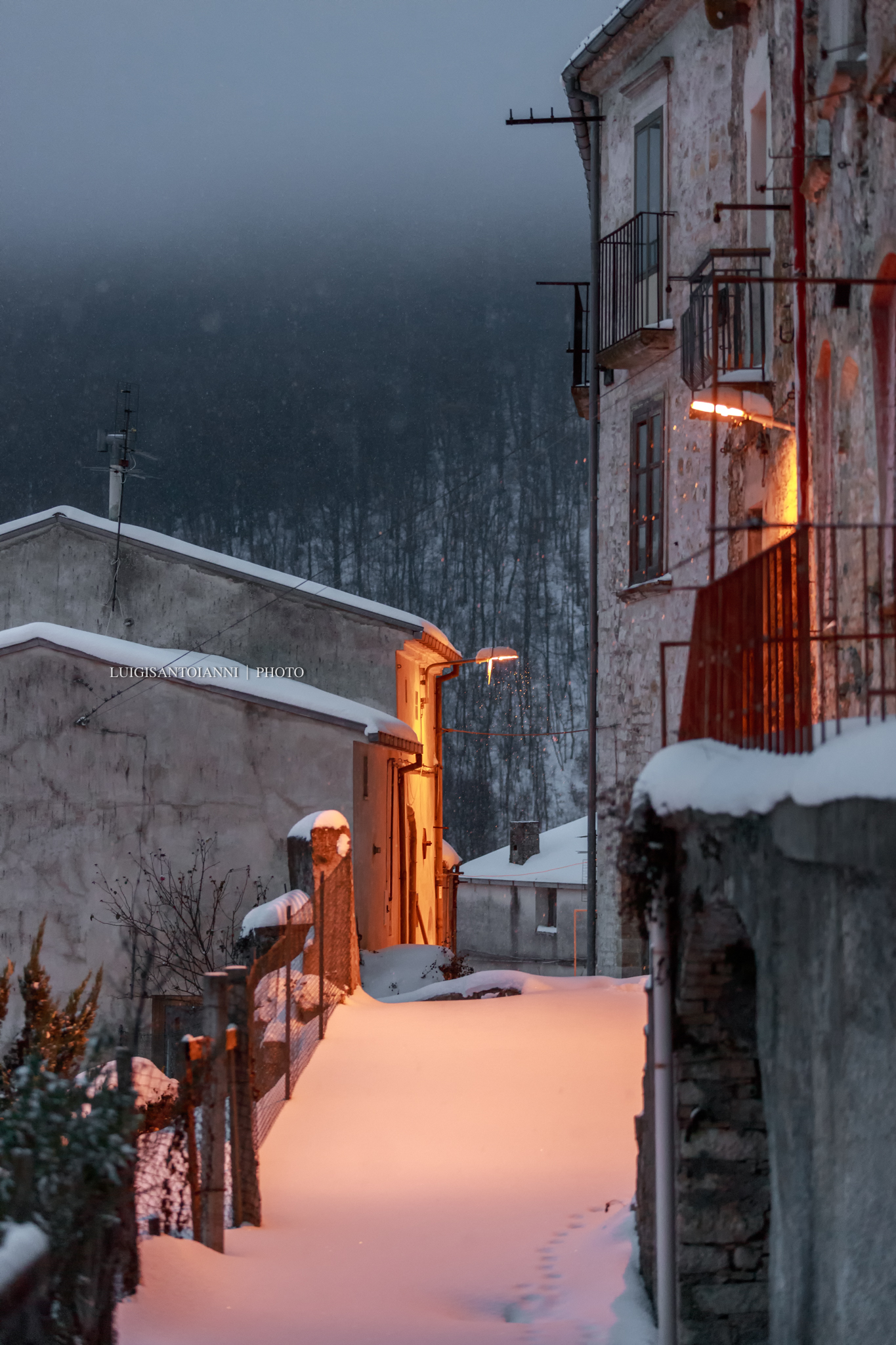 Bonefro sotto la neve...