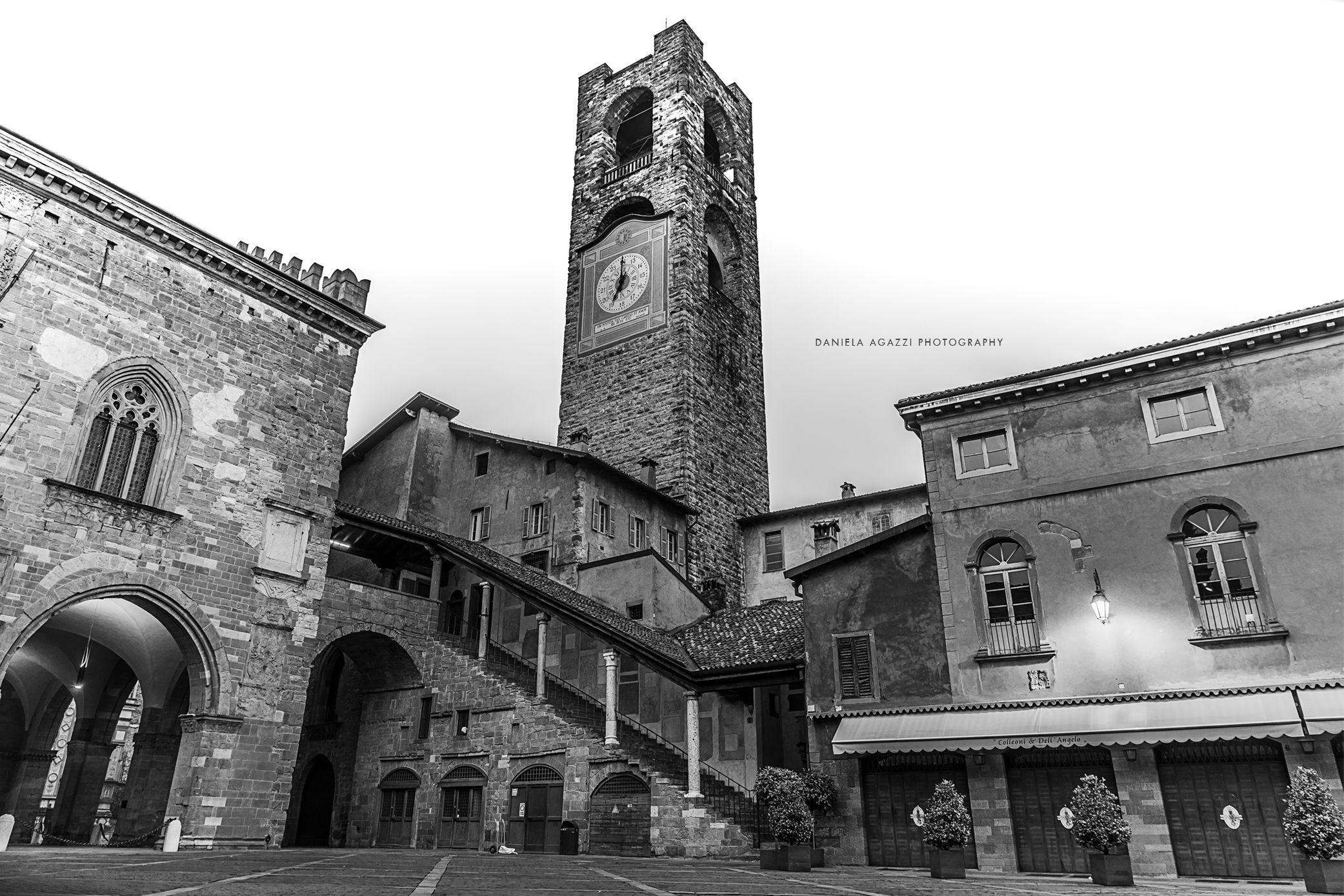 The bell tower of Bergamo...