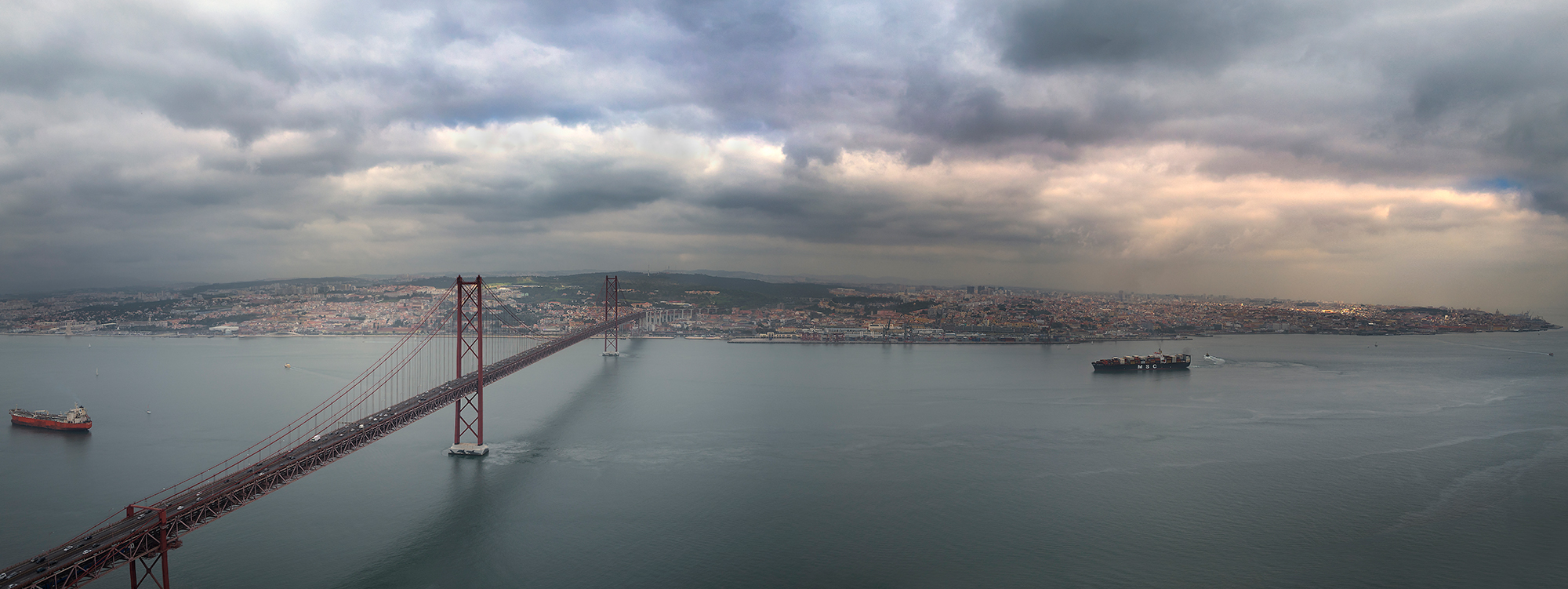 Lisbona dall'alto...