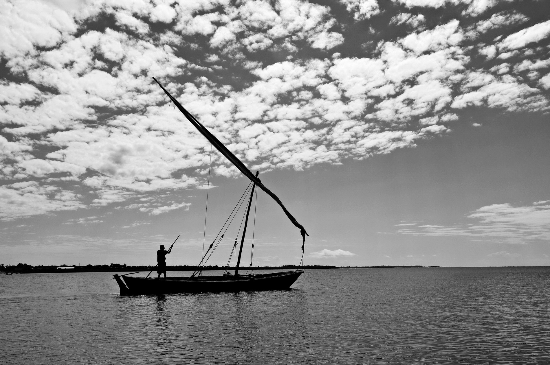 Mozambique (traditional fishing boat)...