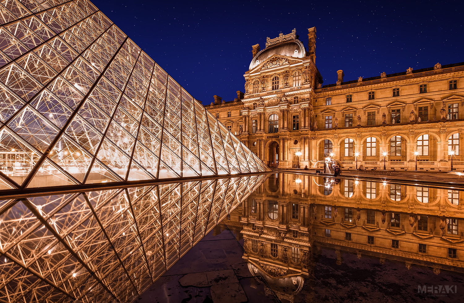 Louvre Museum at Night...