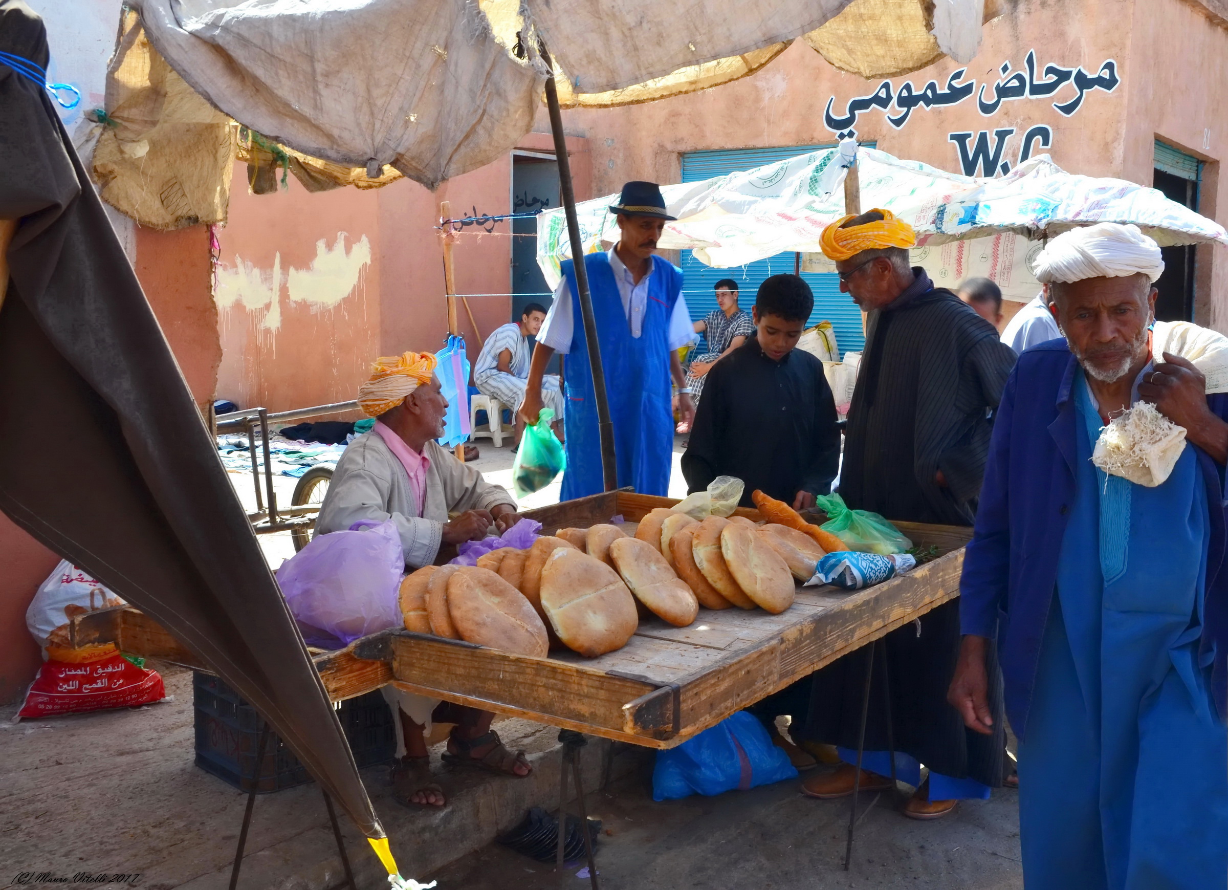 The bread seller (unusual Morocco)...