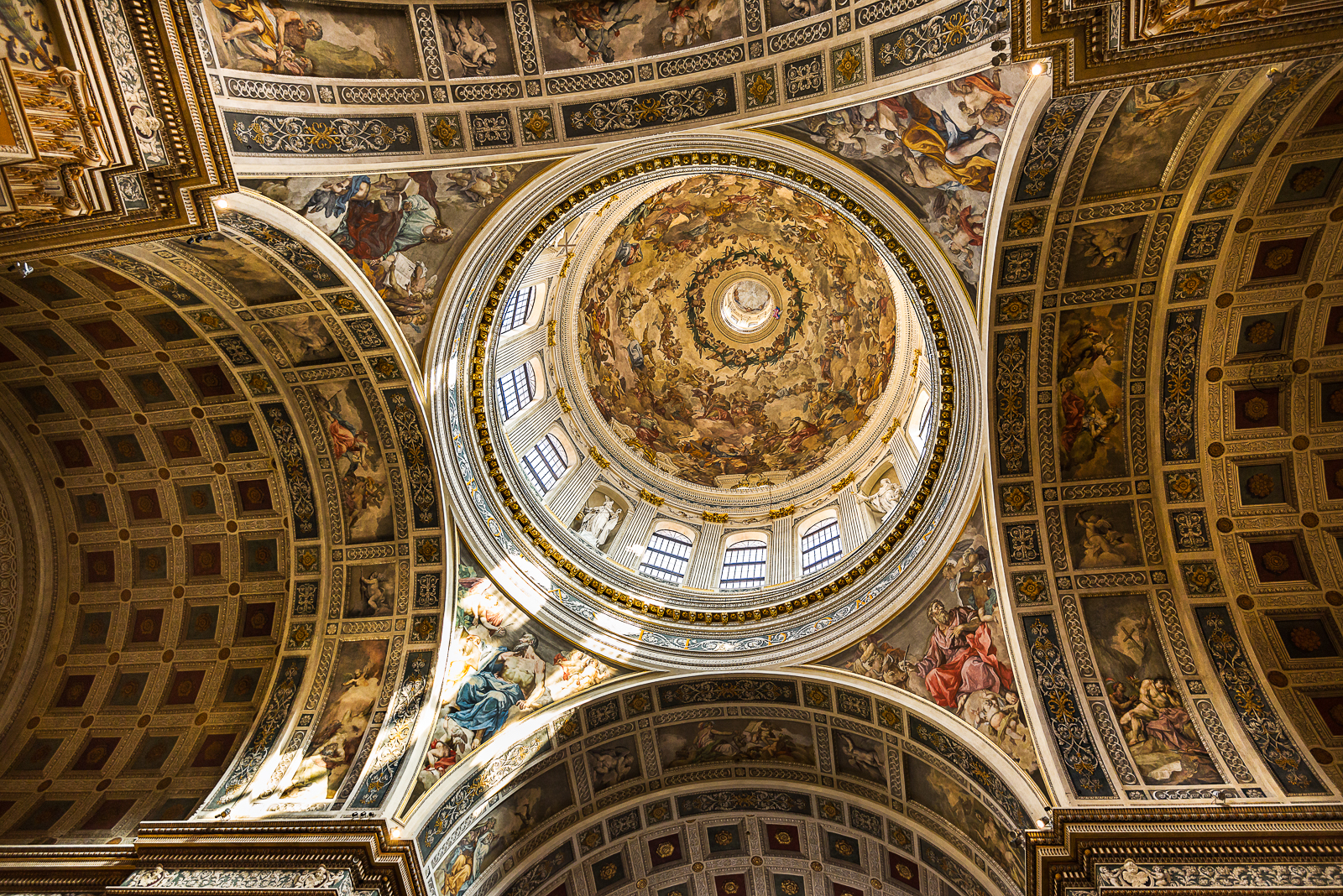 The dome of St. Andrew...
