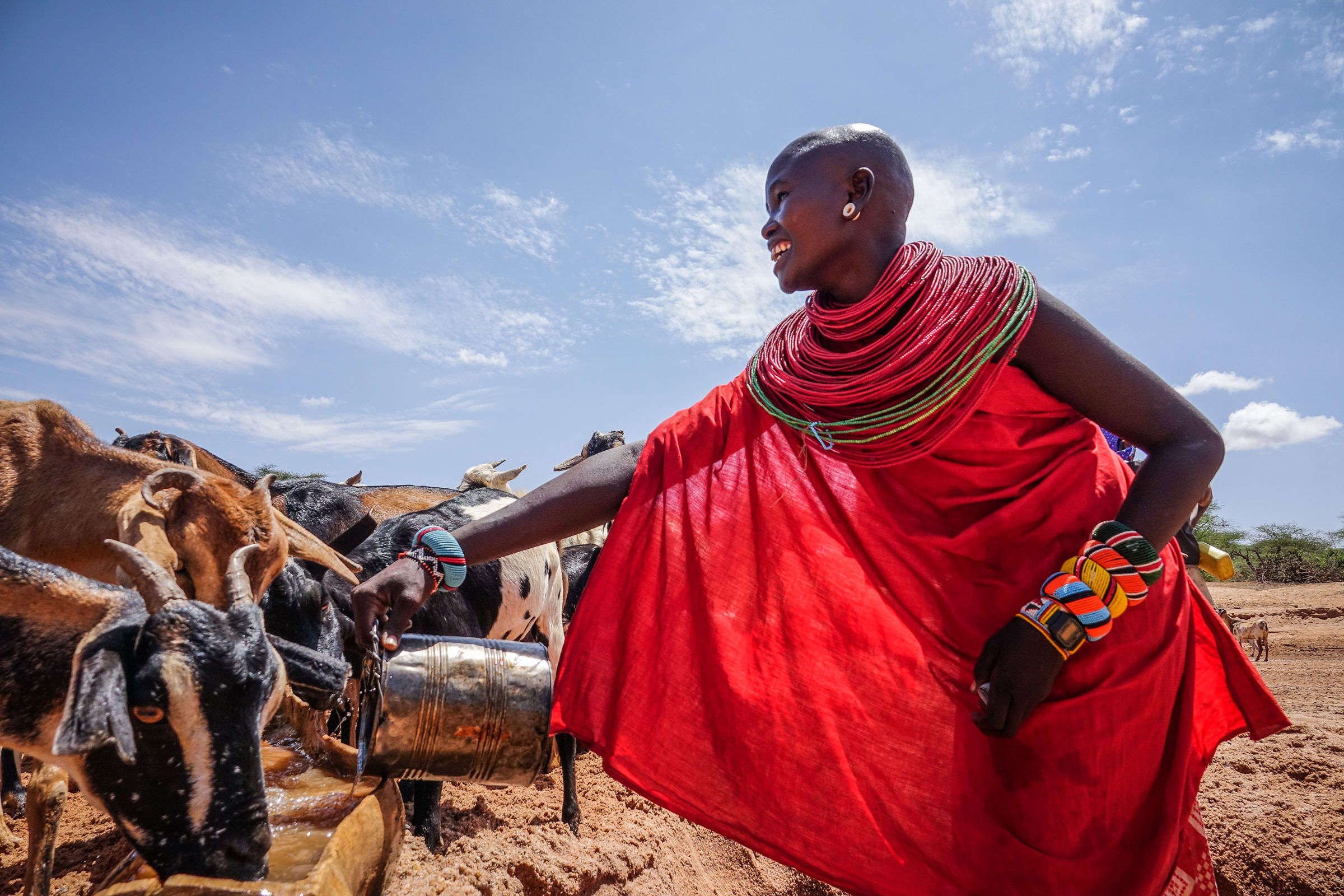 Young woman Samburu (Kenya)...
