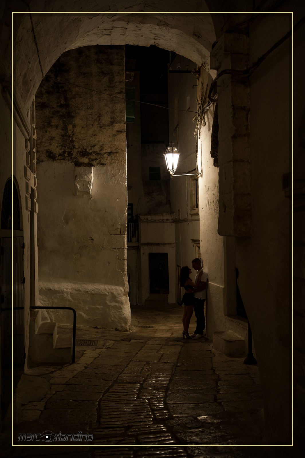 Look into the eyes of Ostuni's alleys...