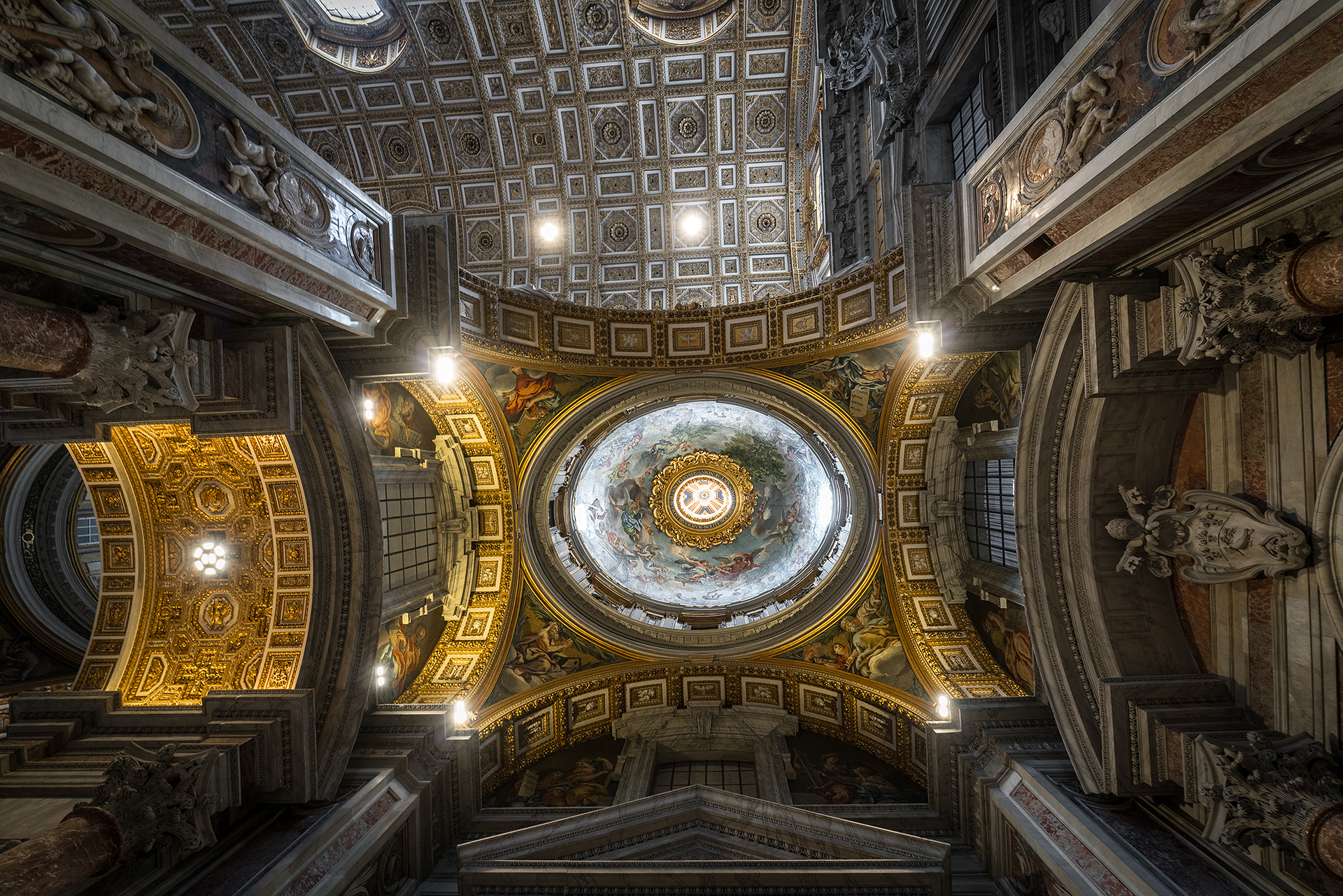 soffitto Basilica S. Pietro...