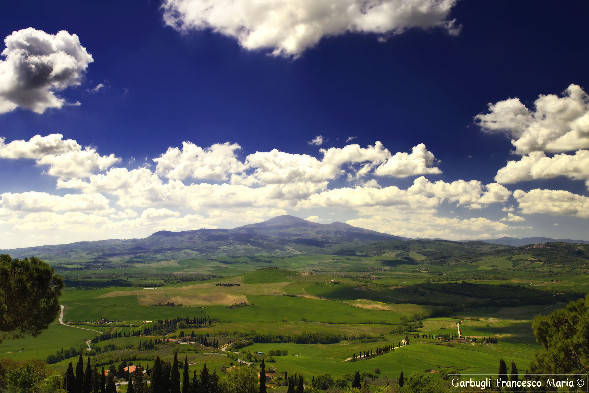 Val d'Orcia from Pienza...