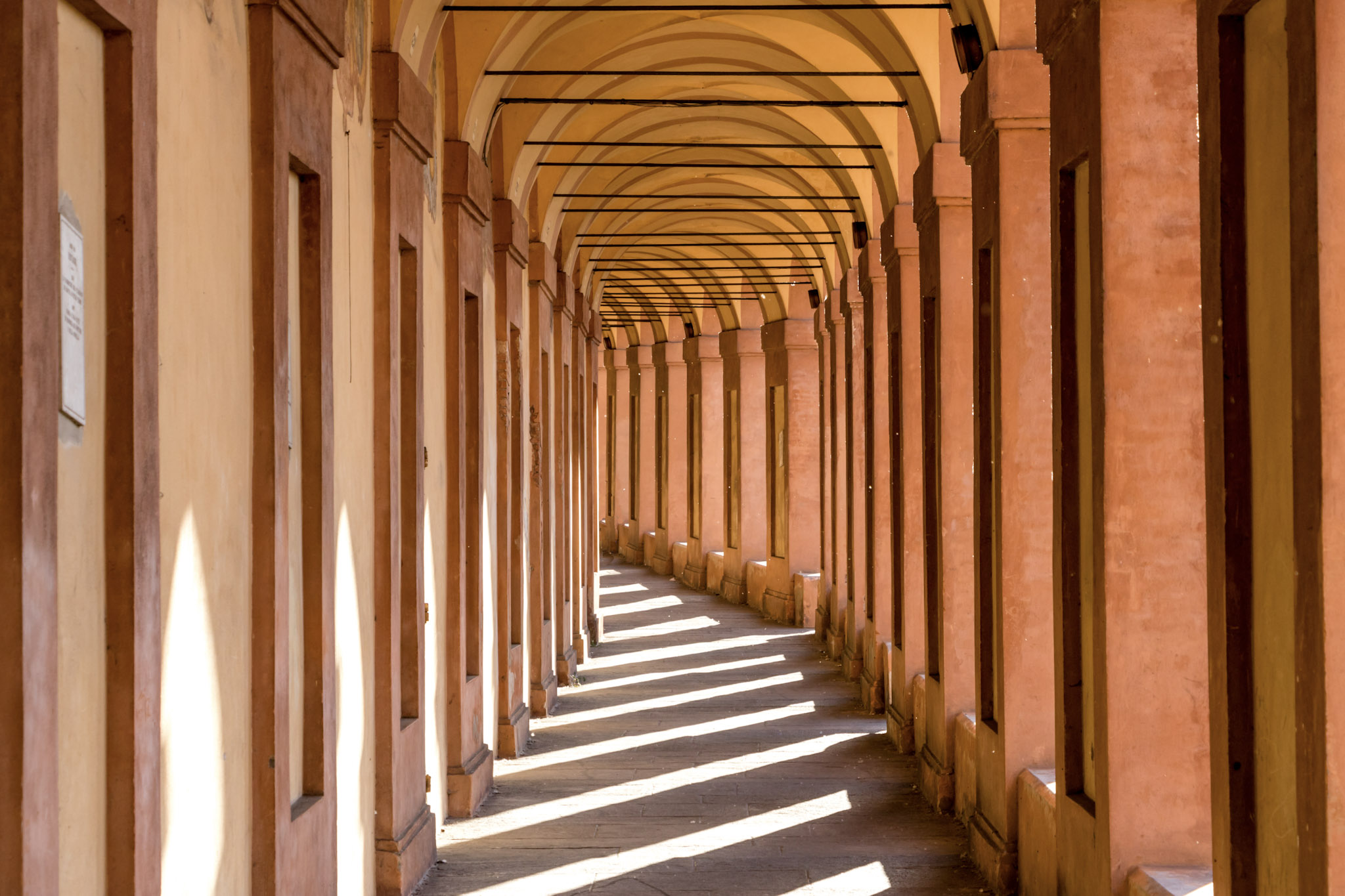 The portico of San Luca...