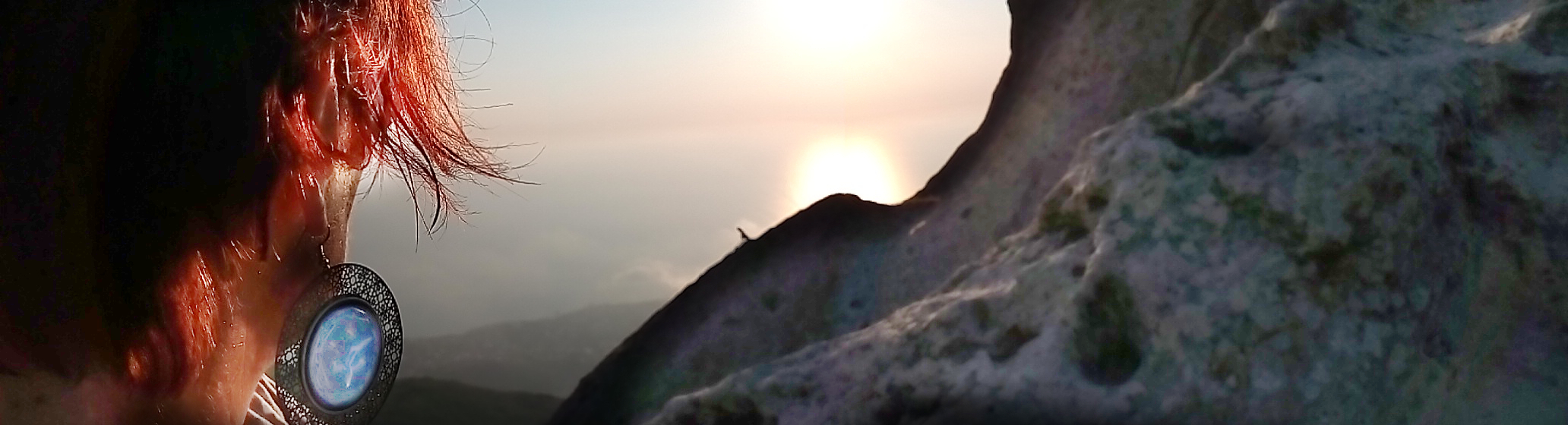 Angela on Mount Epomeo...
