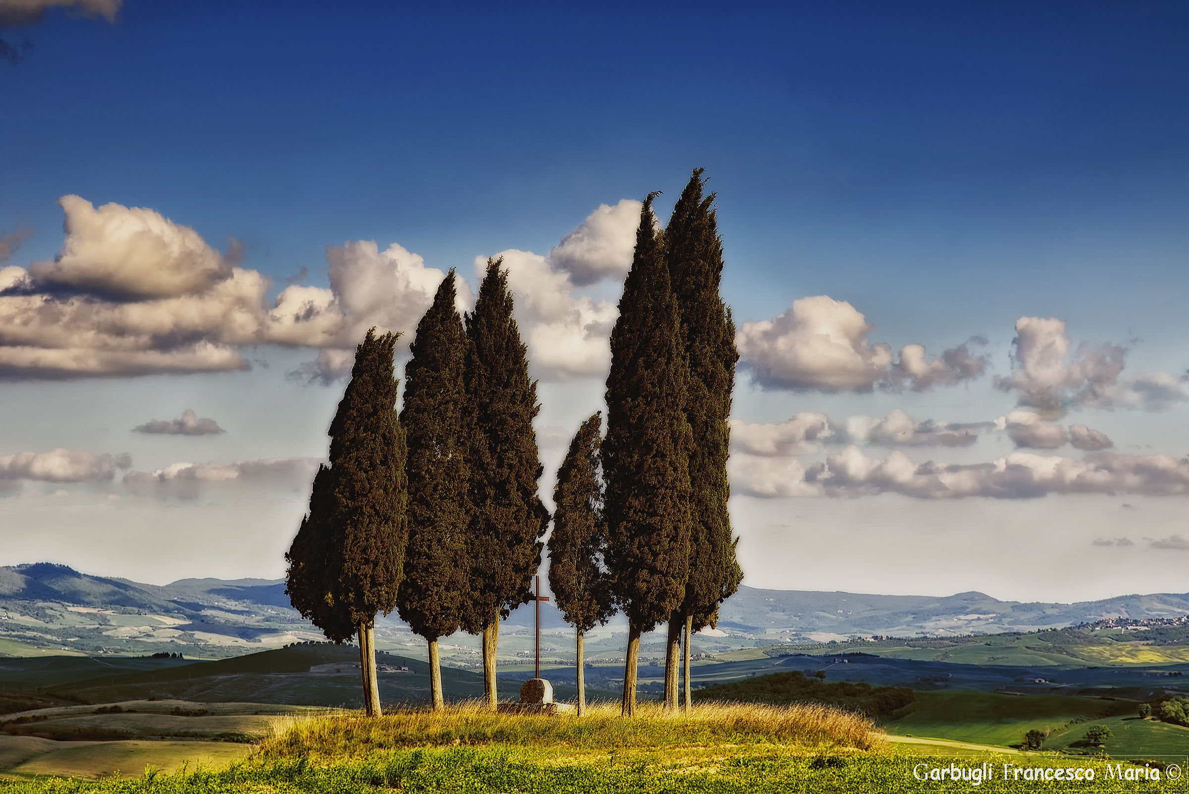 The cypresses of San Quirico d'Orcia...