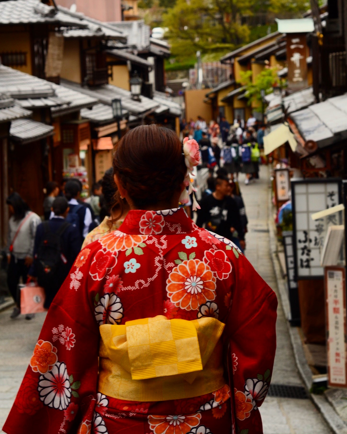 Per le strade della vecchia Kyoto...