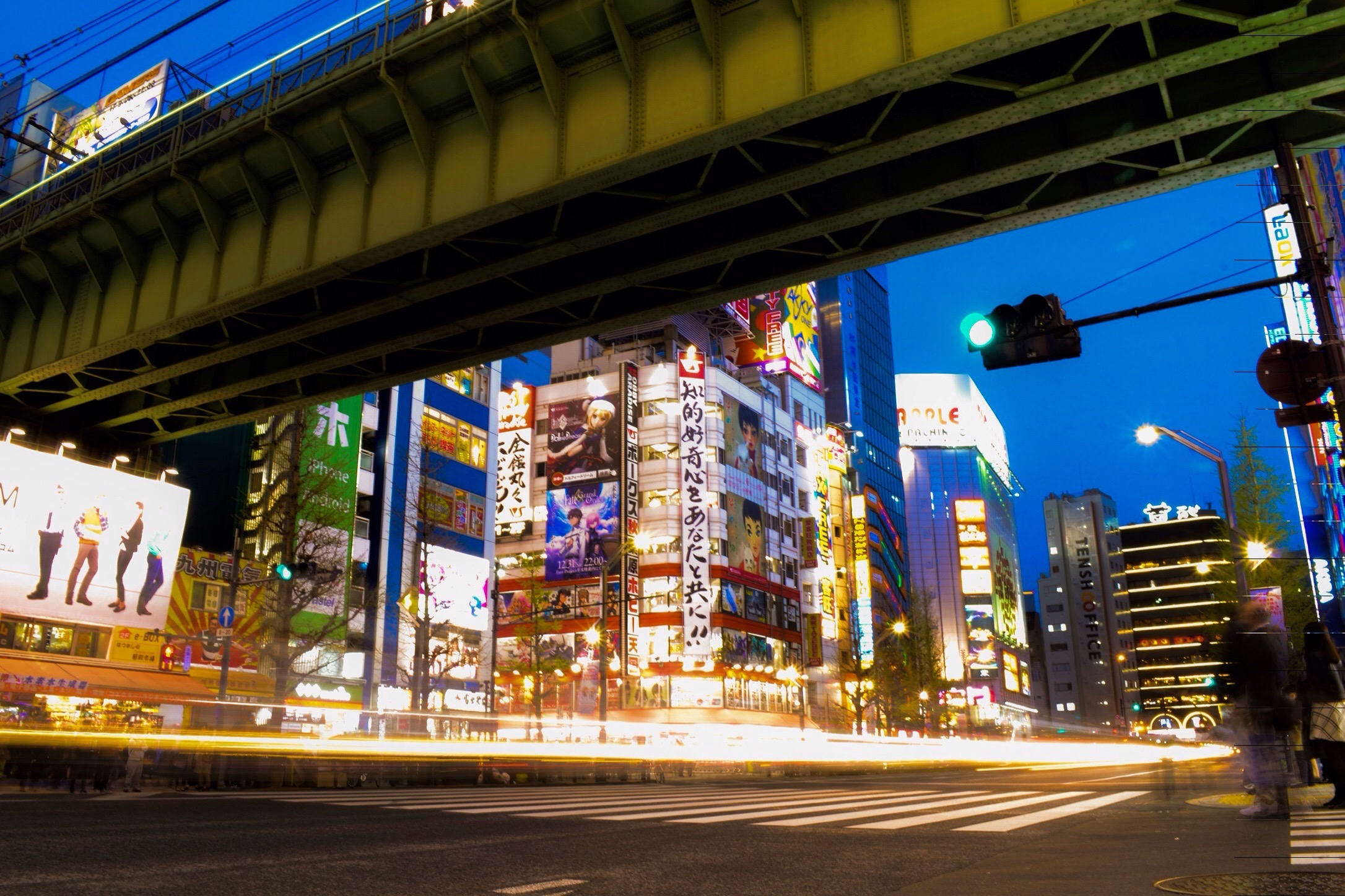 The night lights of Akihabara...