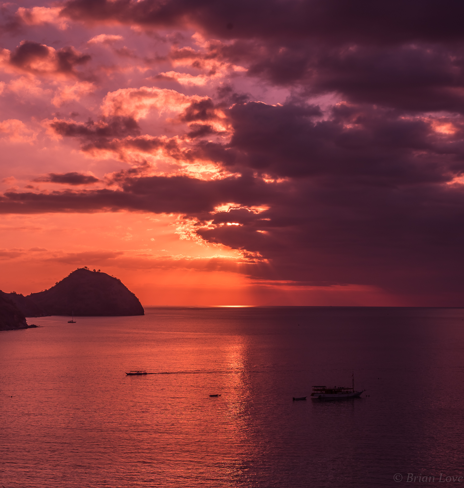 Sunset from the Paradise Bar - Labuan Bajo Indonesia...