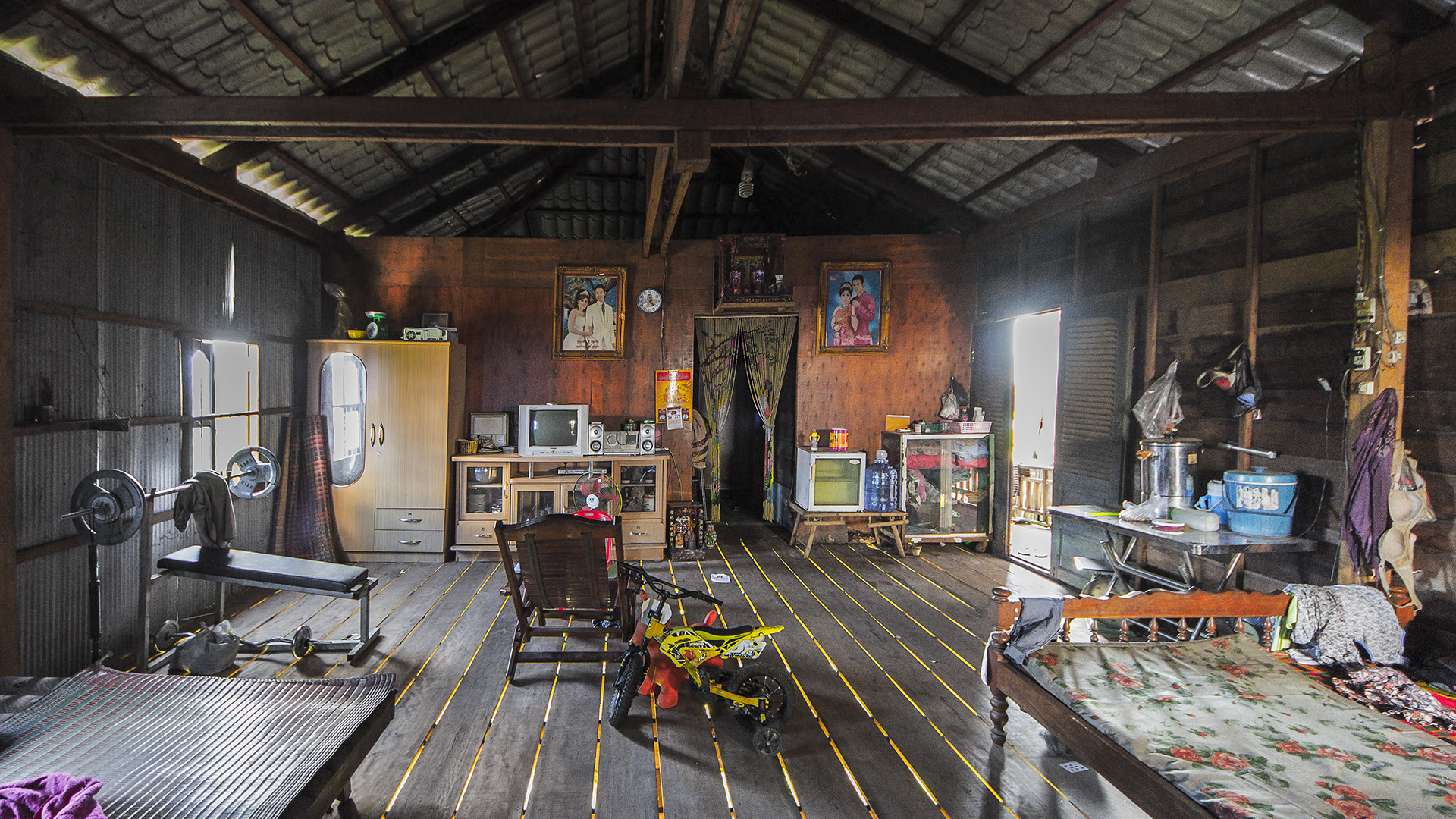 House on stilts in Kampong Chhnang...