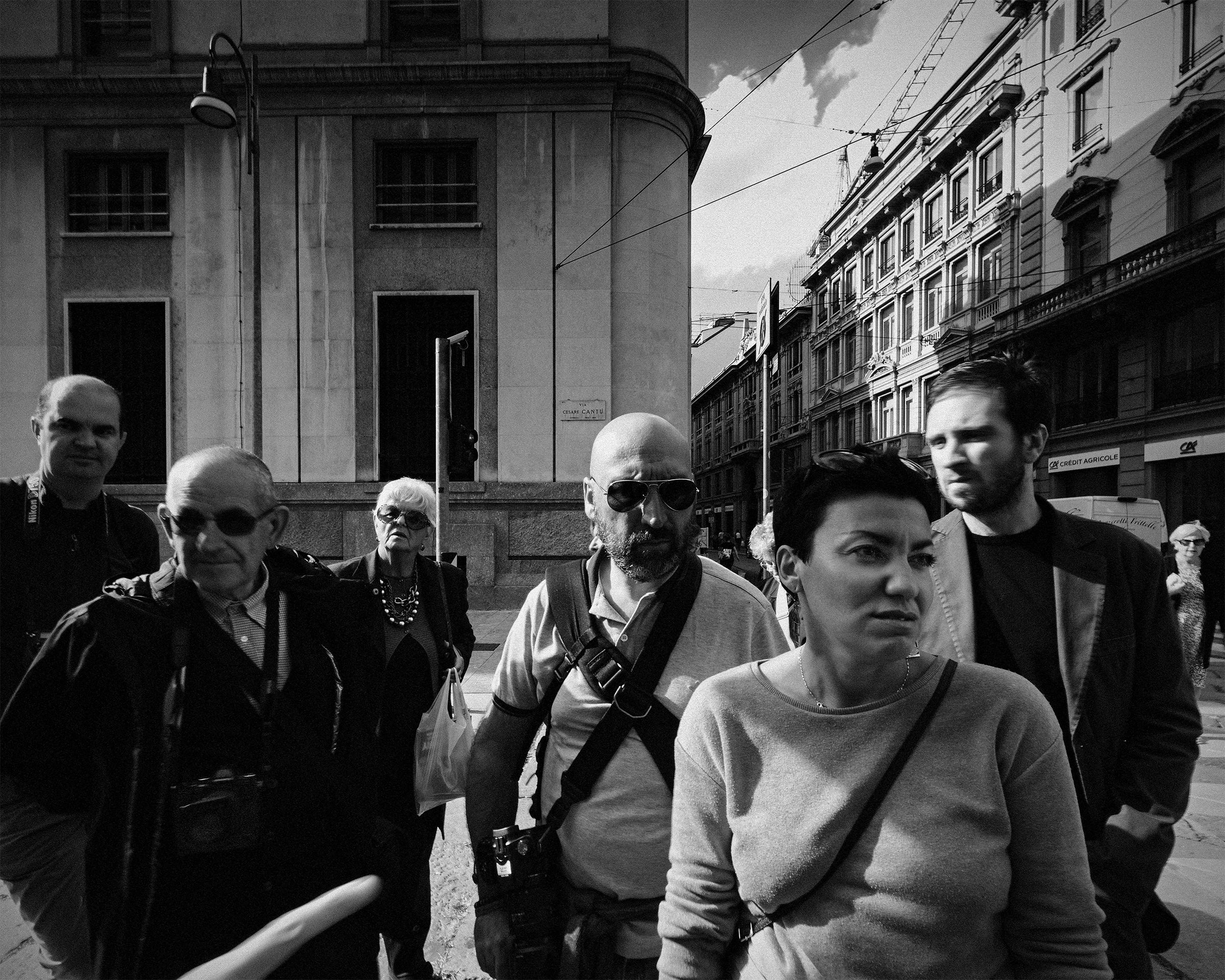 A Band of Photographers roaming in Milan...
