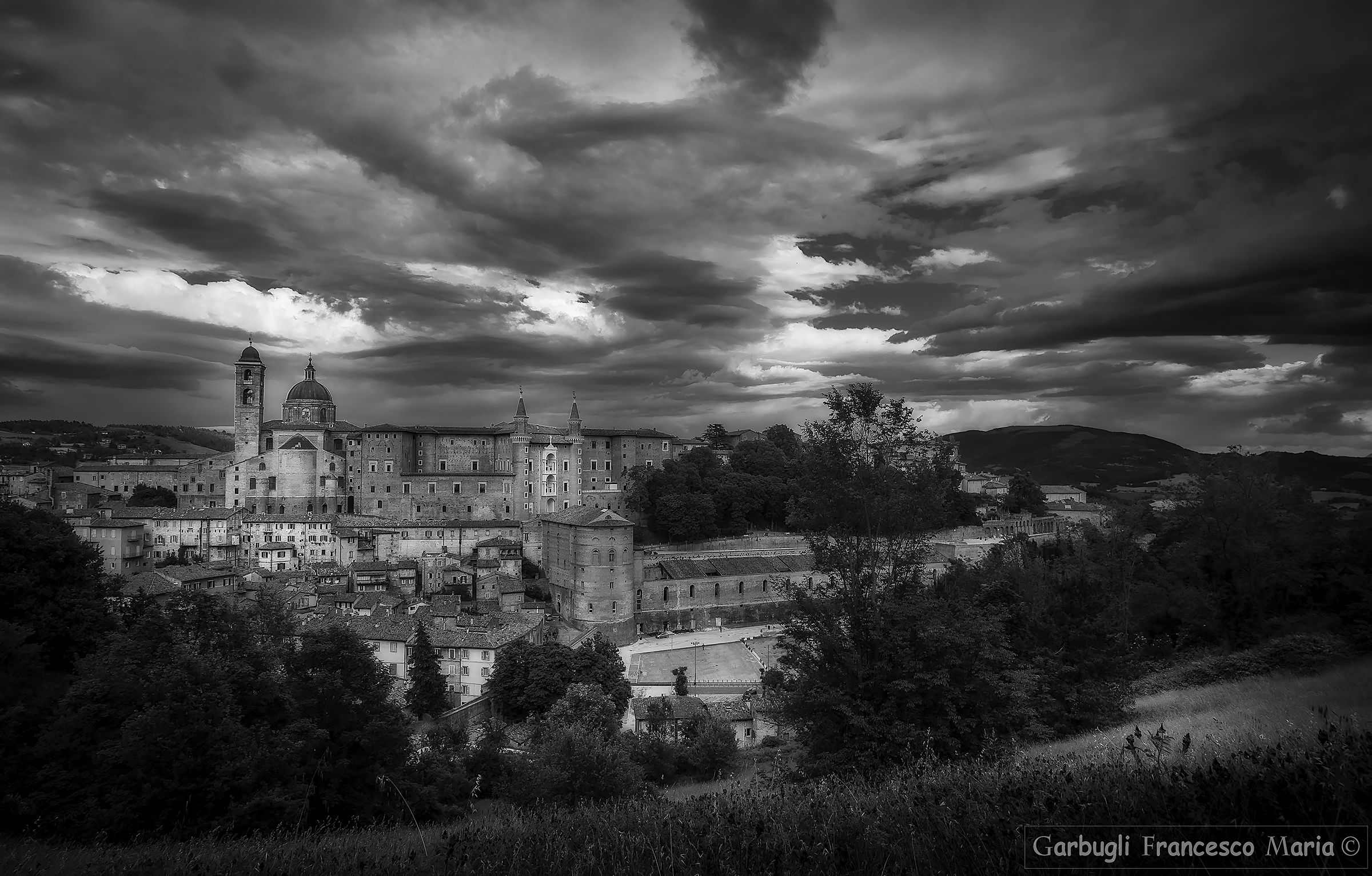 Lightning shots in Urbino...