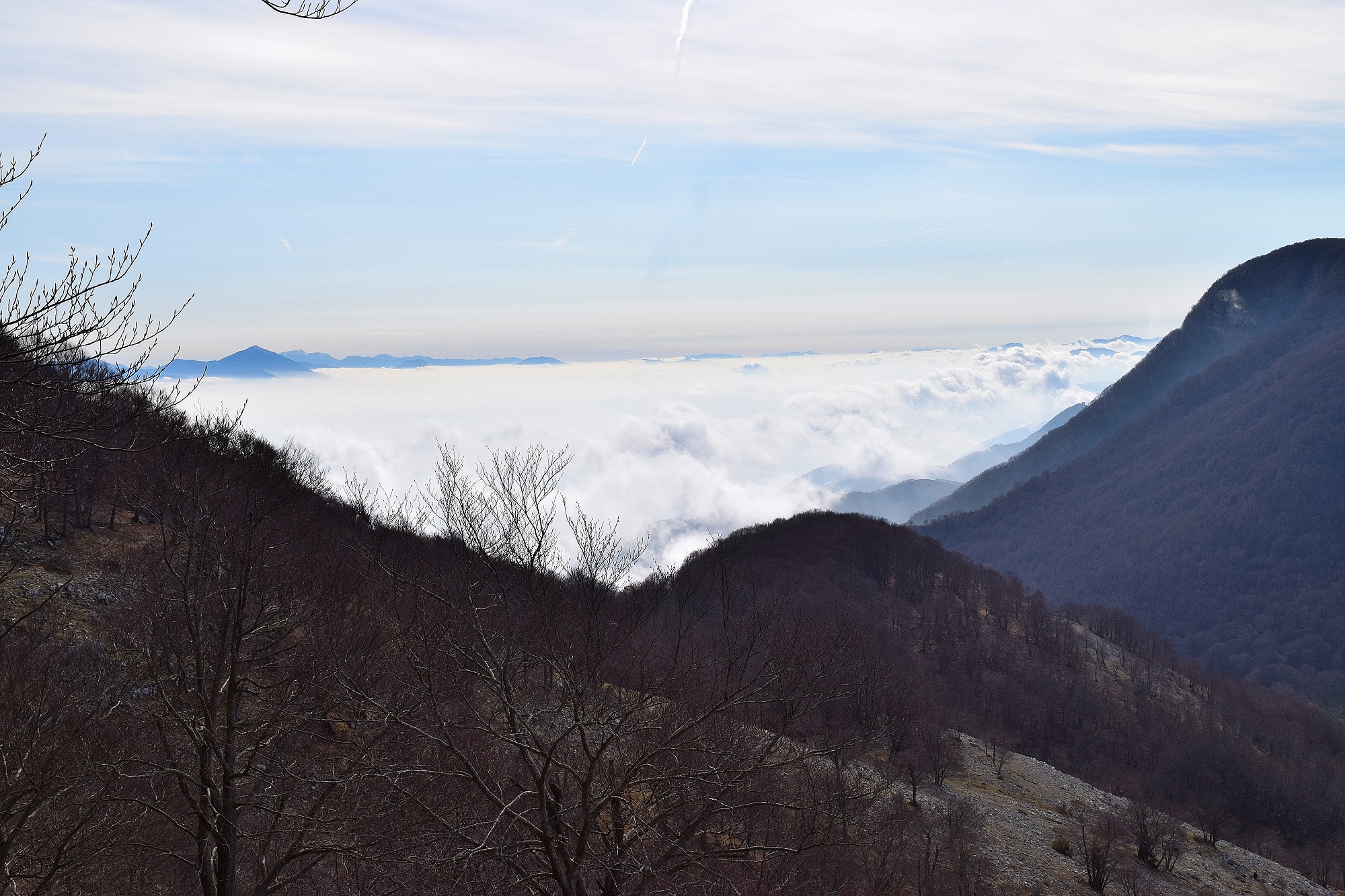 Valle del Sacco nella nebbia...
