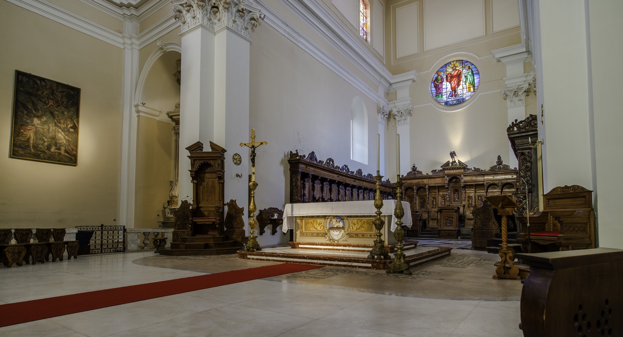 Brindisi - Duomo major altar...