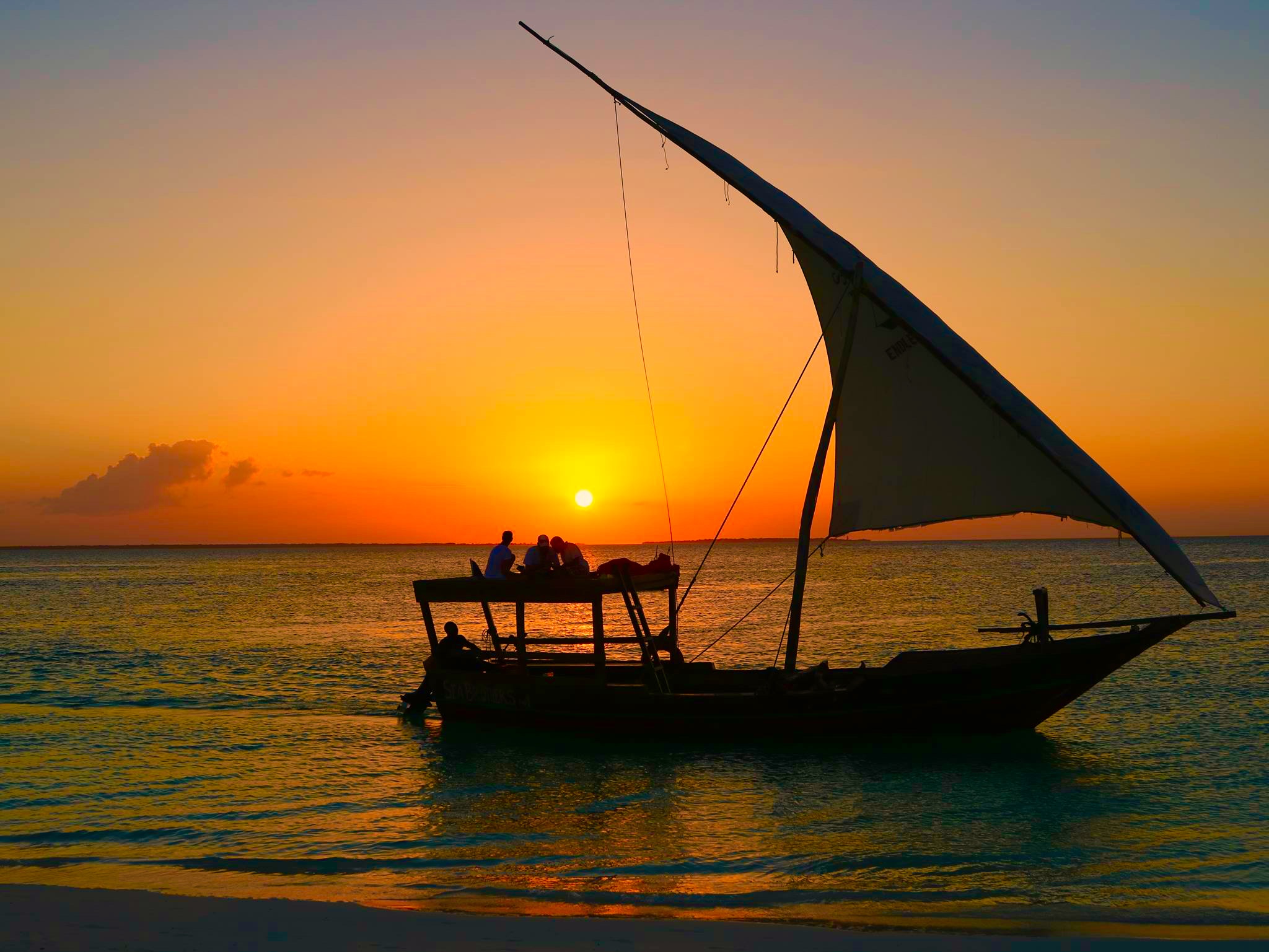 tramonto a Zanzibar...