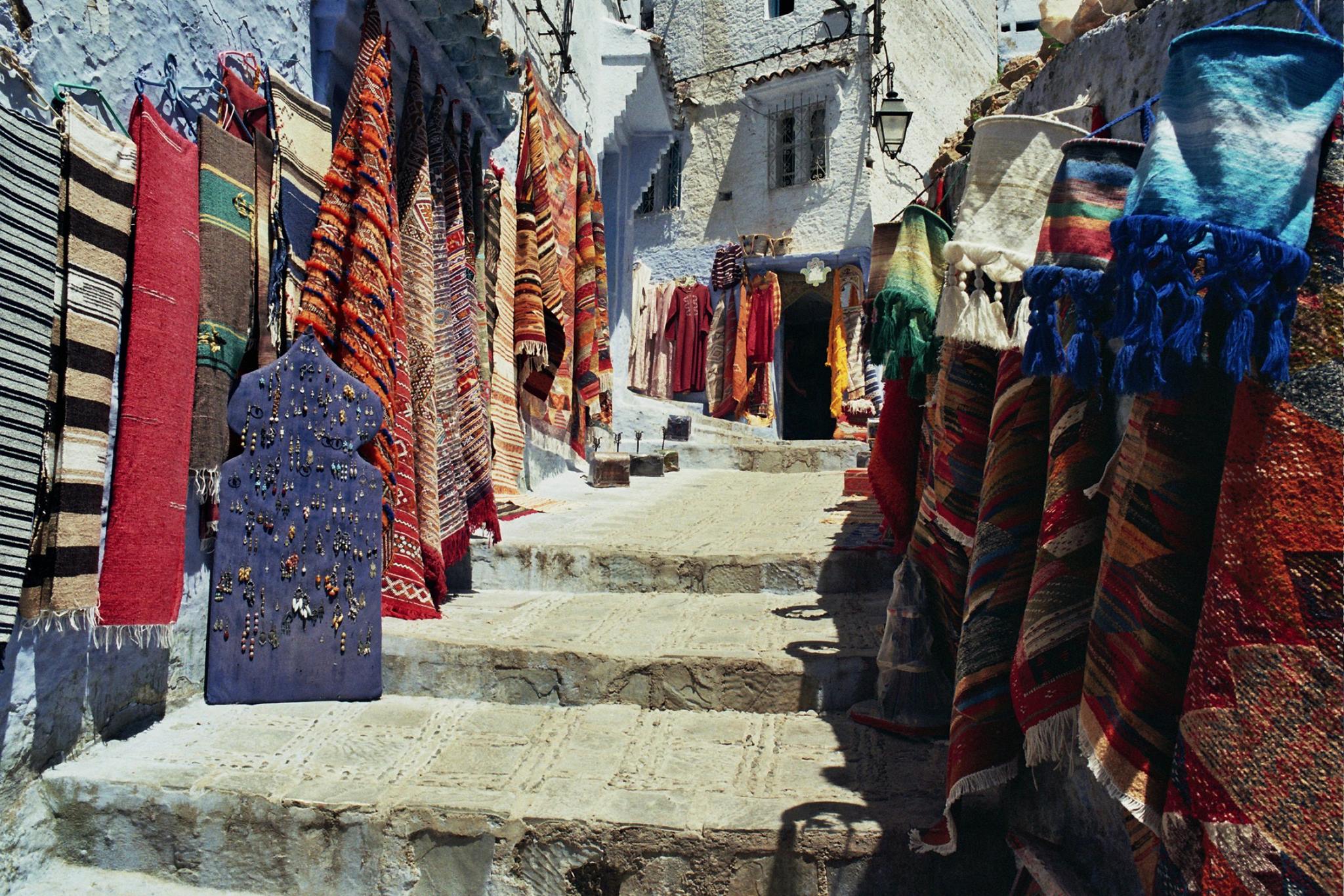 Moroccan carpets...