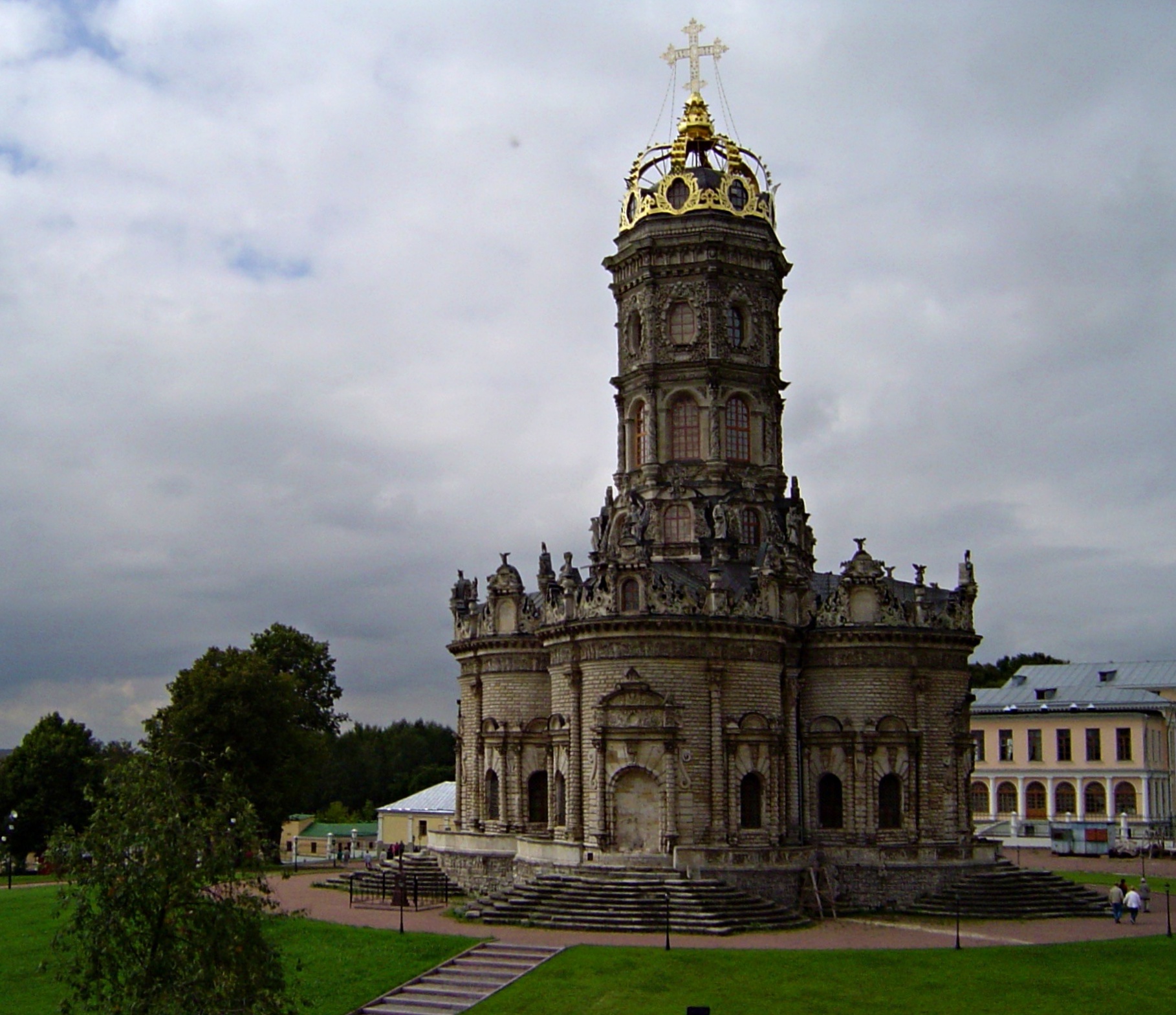 La chiesa Znamenskaya a Dubrovitsy (Russia)...