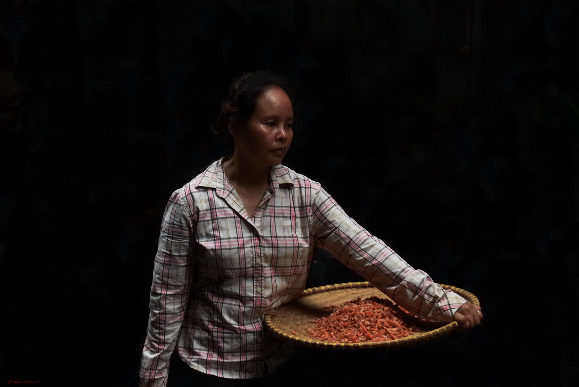 La venditrice di gamberi (Hanoi)...