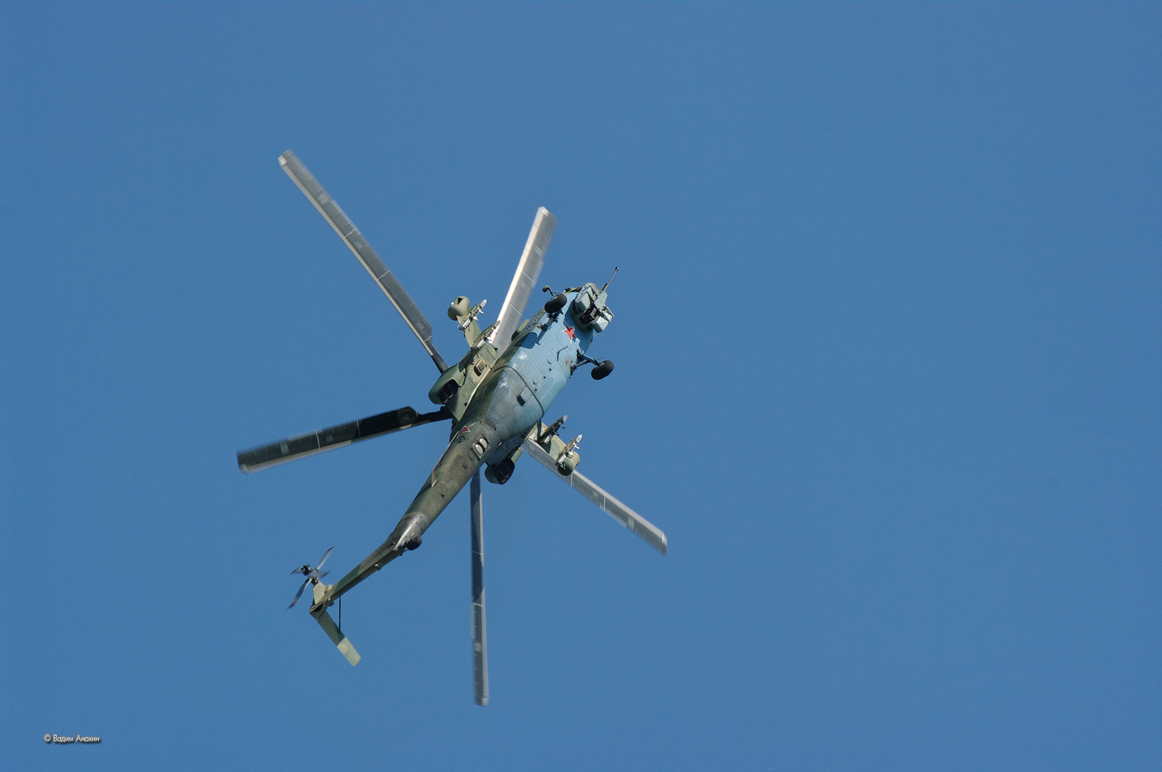 Mi-28N helicopter...