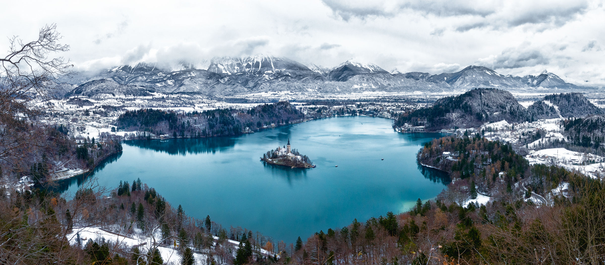 Winter at Lake Bled...