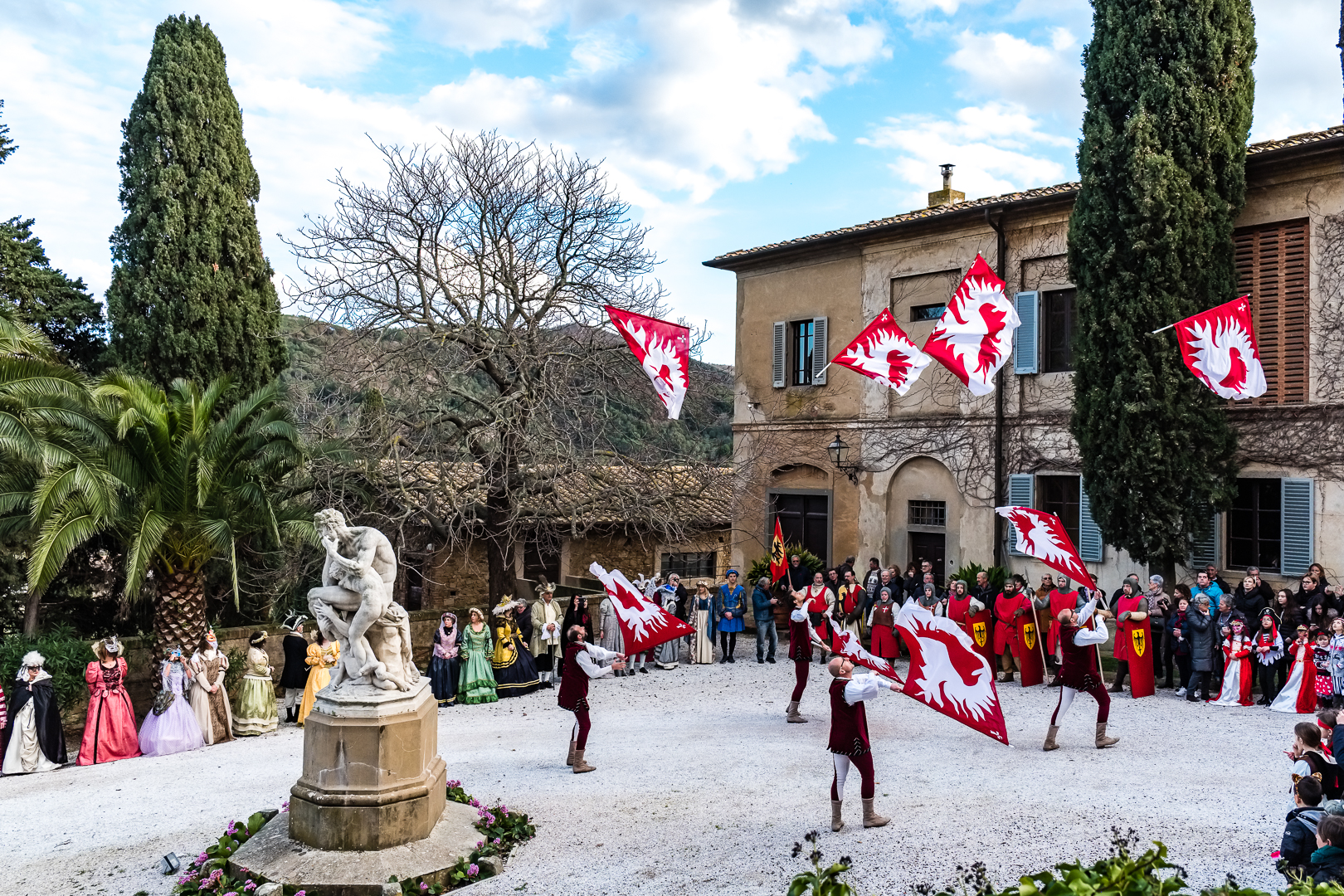 Wavers of Volterra in Castagneto Carducci...