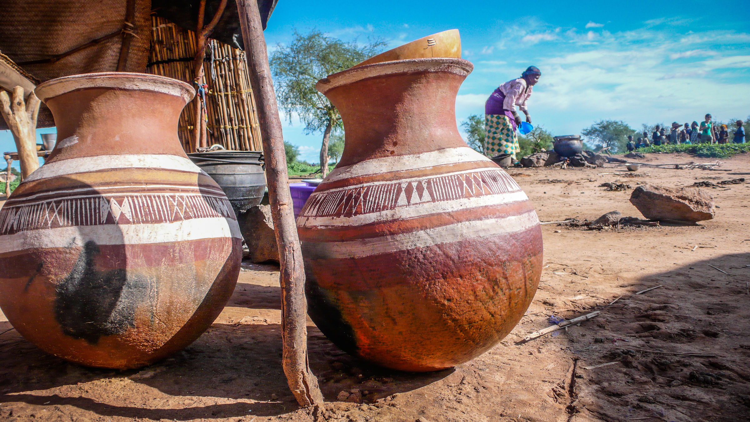Amphoras for water conservation...