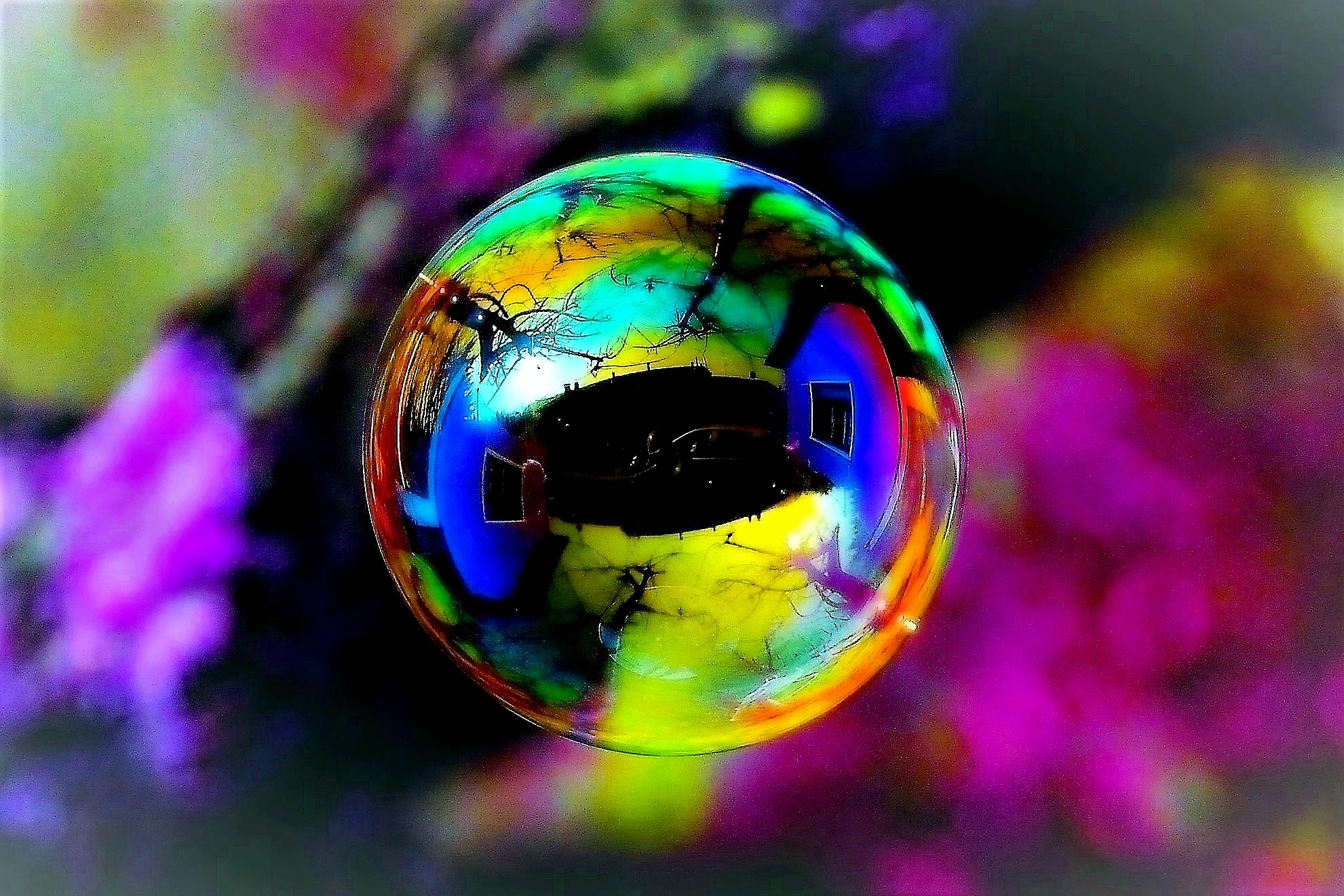 The soap bubble...