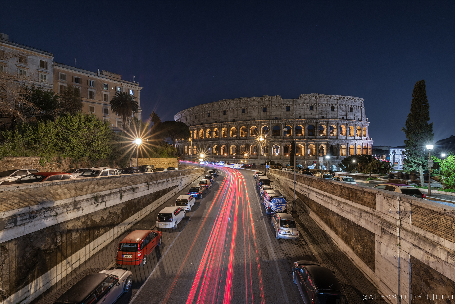 A View Of The Colosseum-Rome...